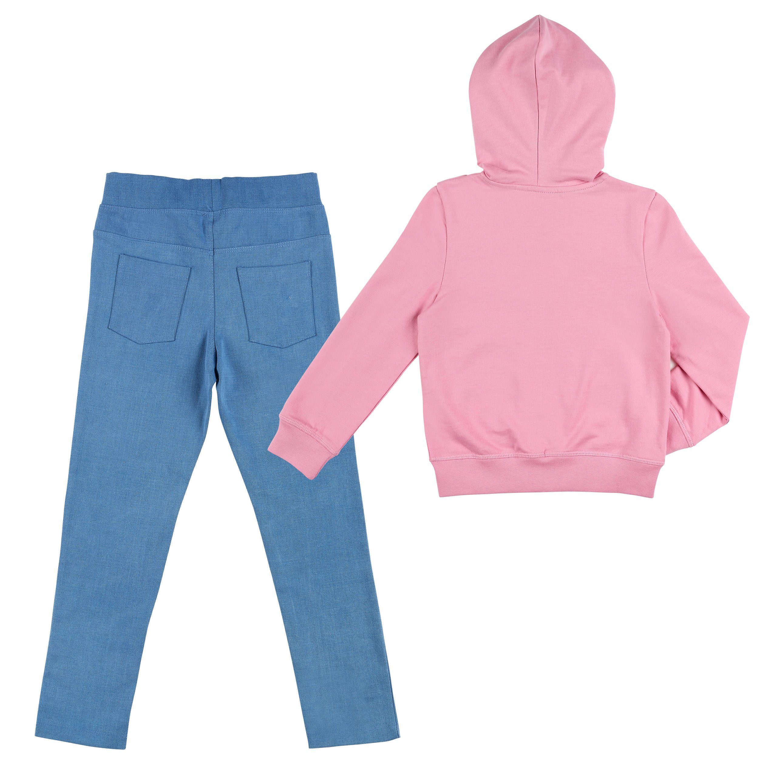 Peppa Pig Shirt & Leggings Peppa Wutz Pig Mädchen Set Sweatjacke und Leggings
