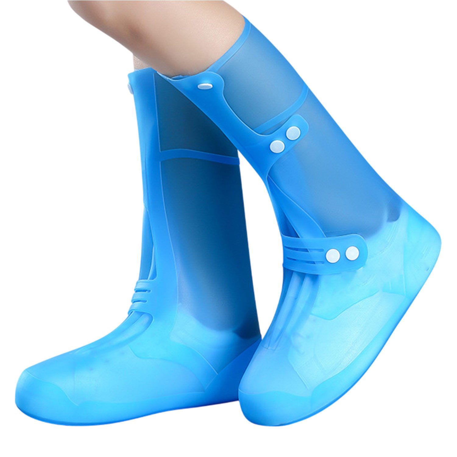 Refttenw Schuhüberzieher Faltbare Wasserdicht Überschuhe,Schuhüberzieher,Rutschfest