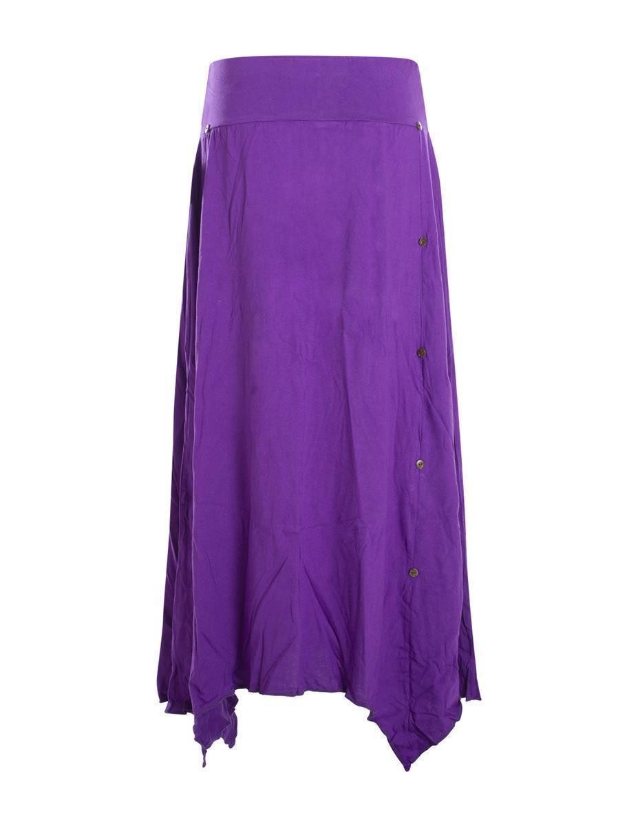 Vishes A-Linien-Rock Damen A-Linie Rock Baumwolle Vintage, Retro breiter Bu günstig online kaufen