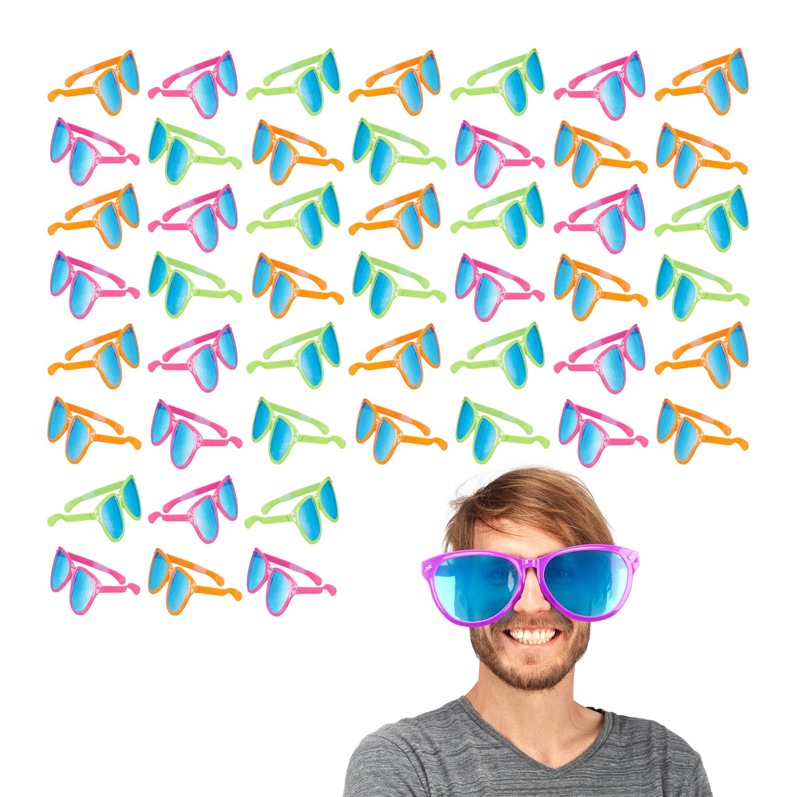 Partyanzug 48 x Riesenbrille