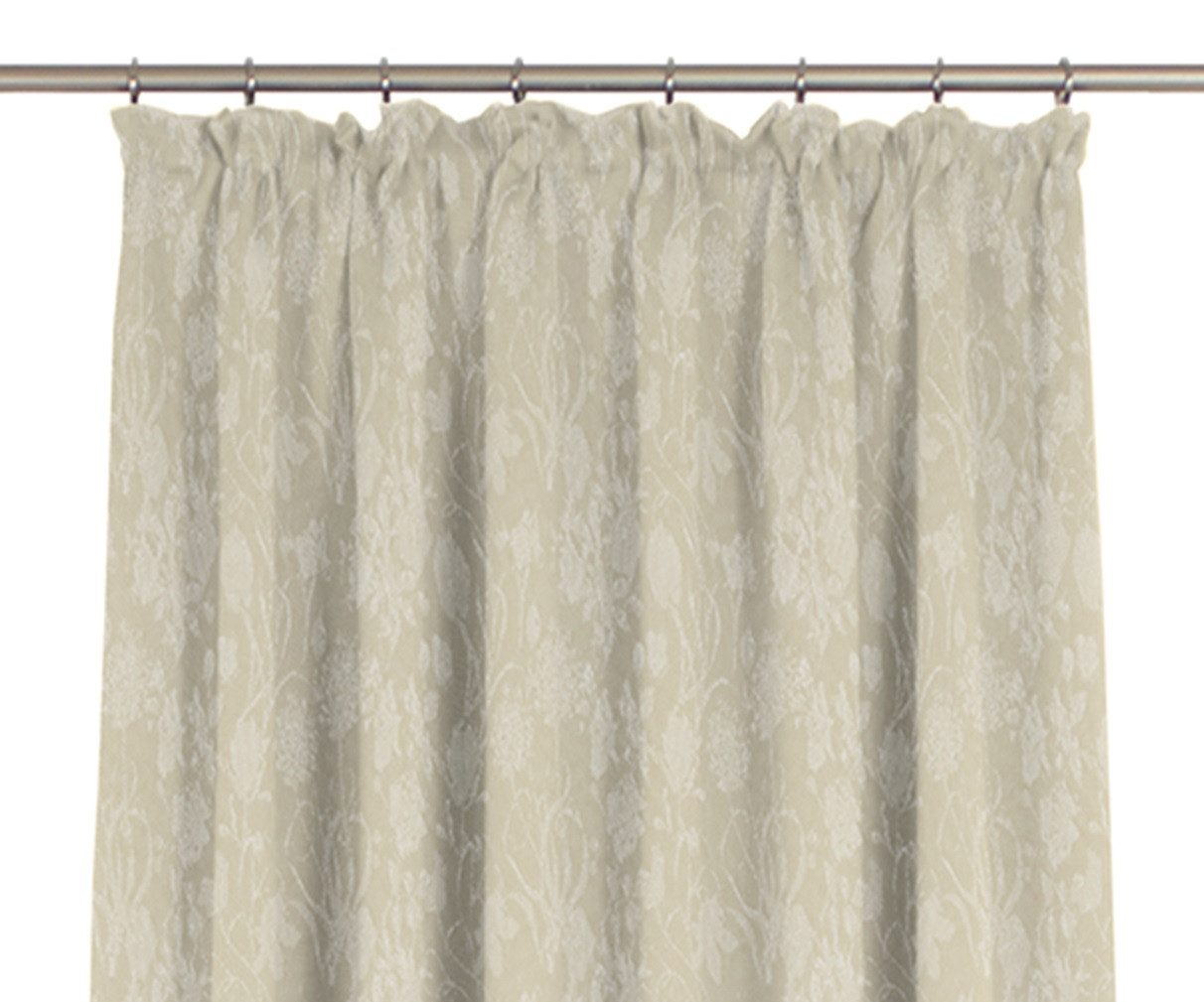 Adam Vorhang Flower Cuvée (1 St), Kräuselband, blickdicht, Jacquard, aus 100% Bio-Baumwolle