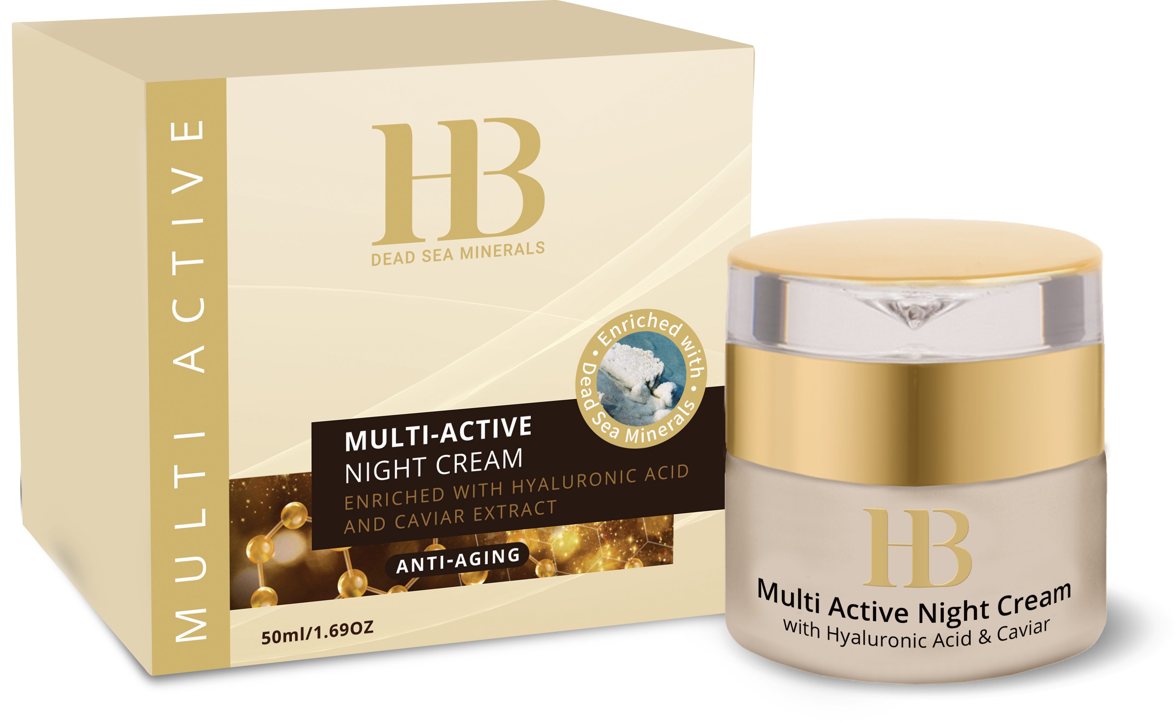 Nachtcreme Health&Beauty Multi-Active Nachtcreme Anti-Aging Pflege 50ml