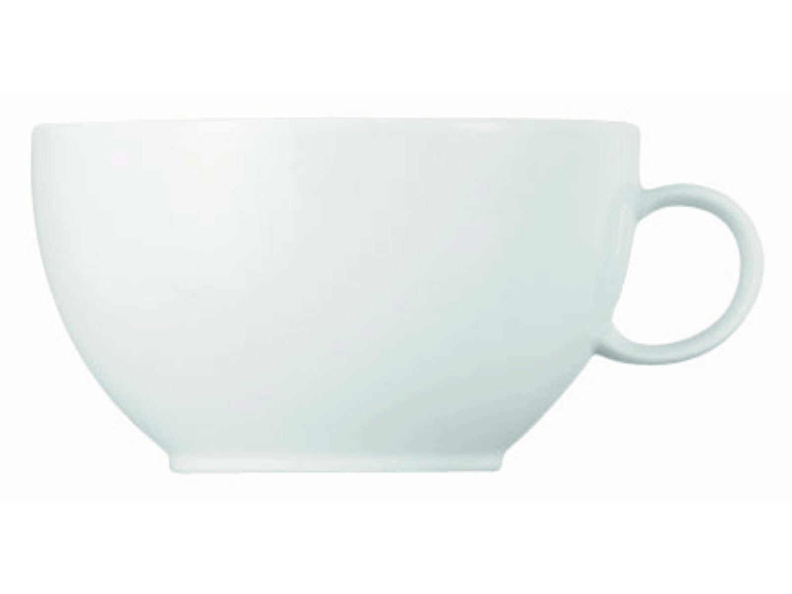 Thomas Porzellan Tasse Sunny Day Weiss Cappuccino-Obertasse 0,38 l, Porzellan, Tassen