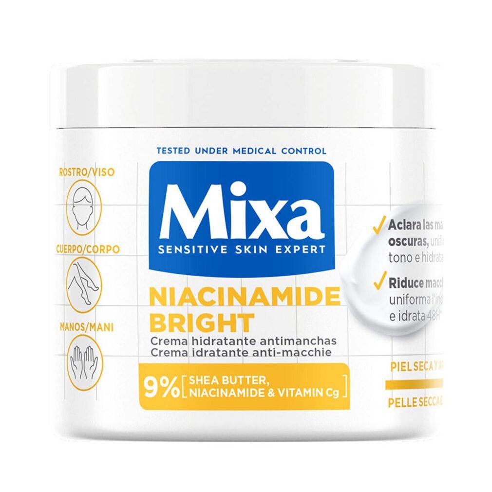 Mixa Körperpflegemittel NIACINAMIDE Feuchtigkeitscreme gegen Hautunreinheiten 400 ml