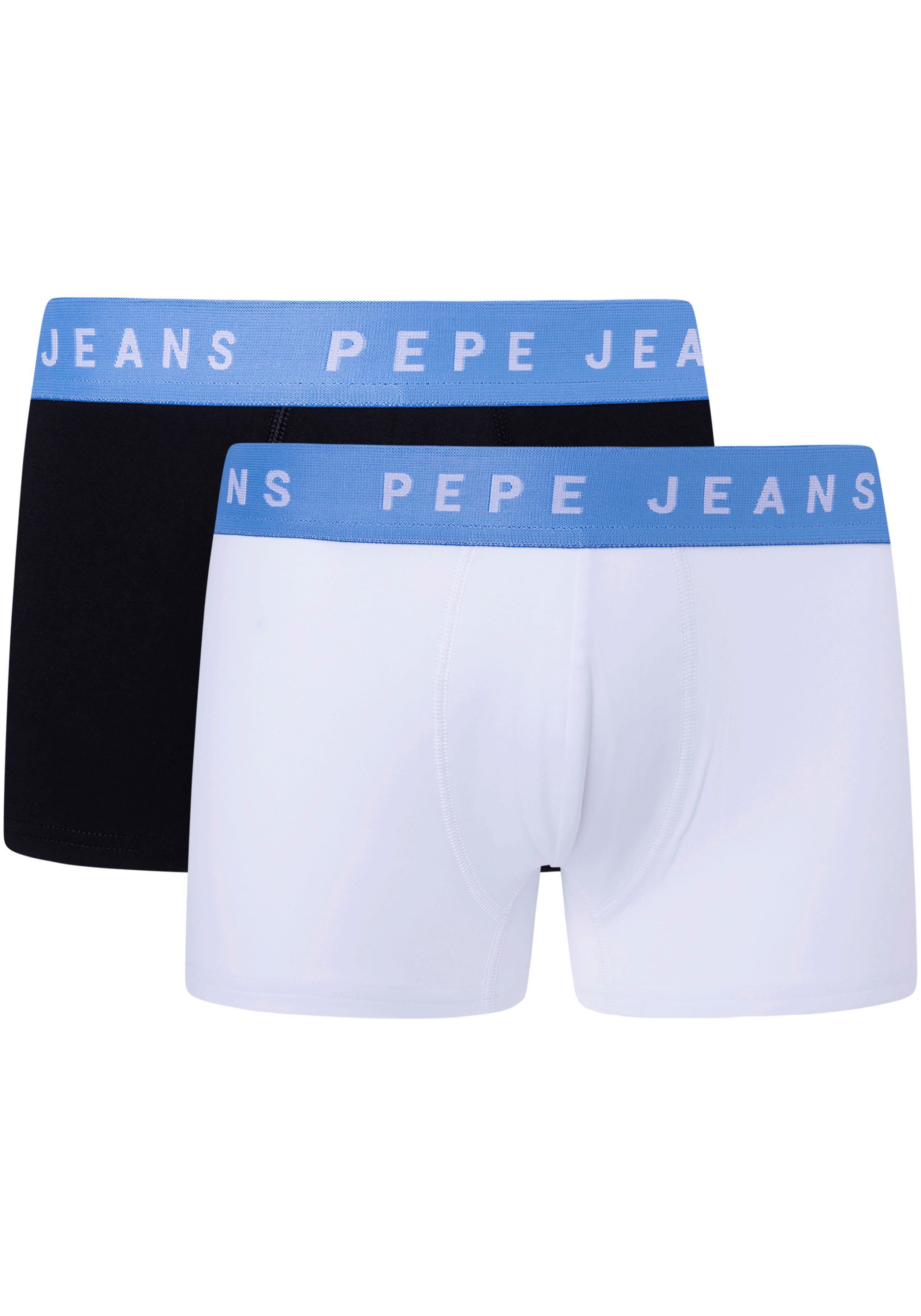 Pepe Jeans Boxer (Packung, 2-St) enganliegend white