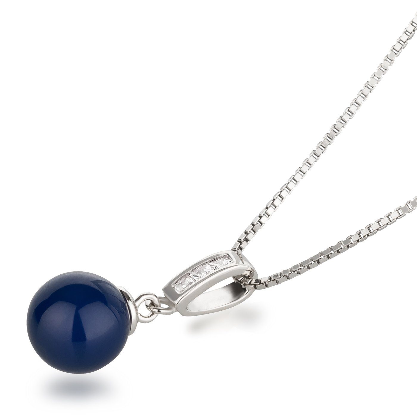 Schöner-SD Kette mit Anhänger Silberkette mit günstig online kaufen