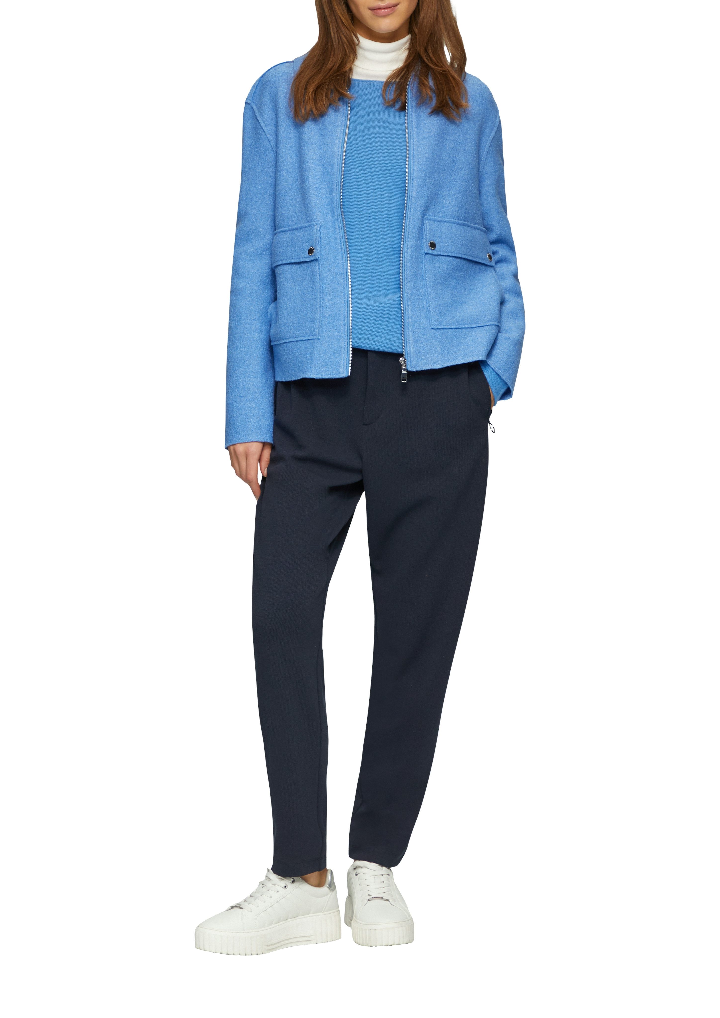 s.Oliver Strickpullover mit U-Boot Ausschnitt günstig online kaufen