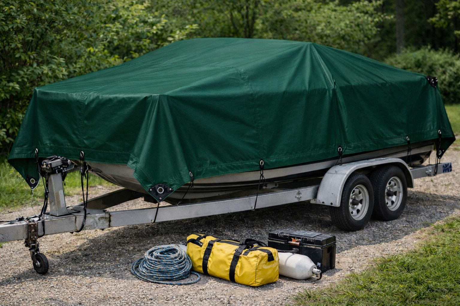 Roysson Garden Schutzplane Verstärkte Abdeckplane 214 g/m² Gewebeplane (mit Ösen), wasserdicht, frostbeständig, UV-beständig