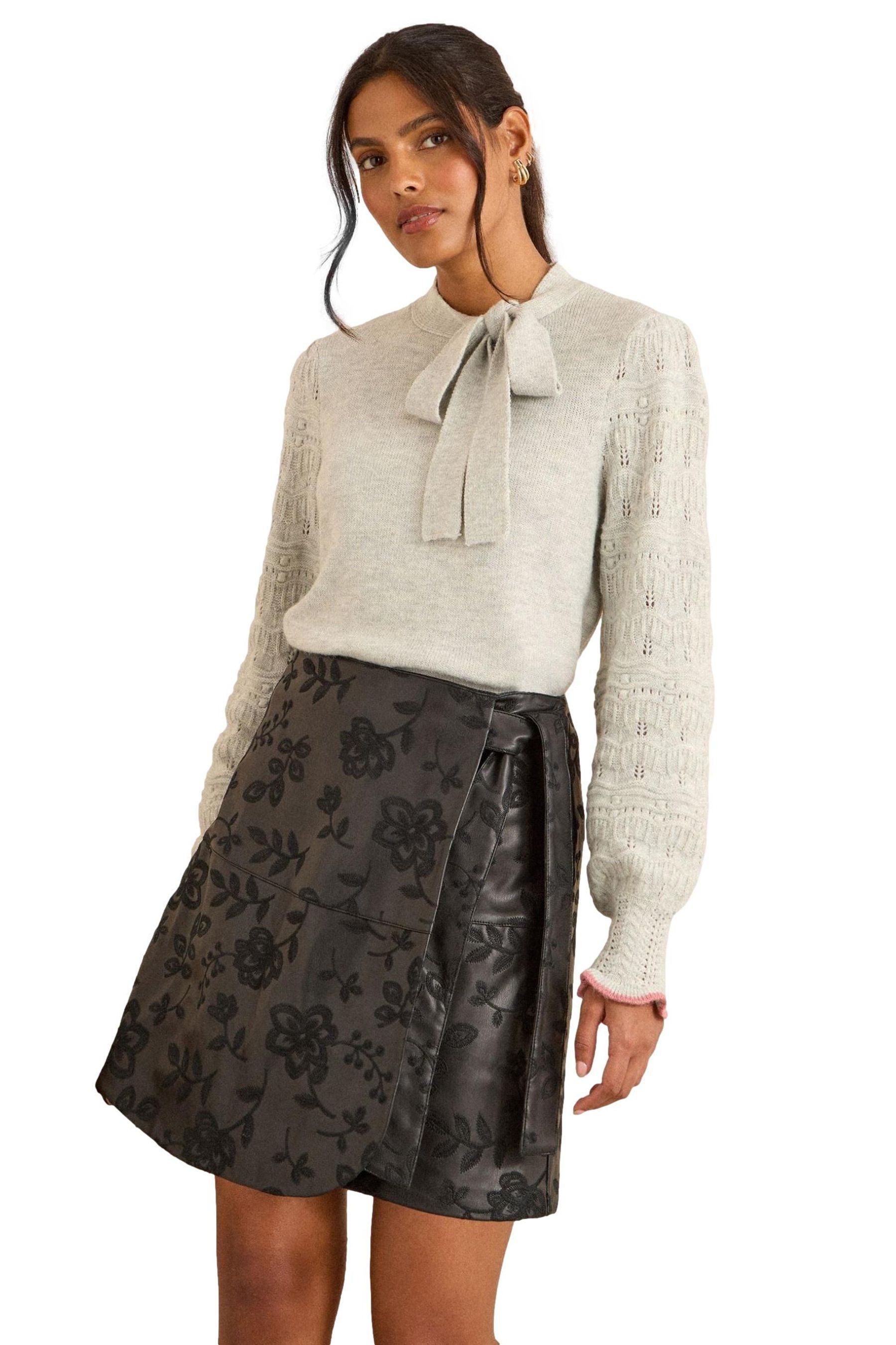 Love & Roses Lederrock Love & Roses Minirock aus Kunstleder (1-tlg) günstig online kaufen