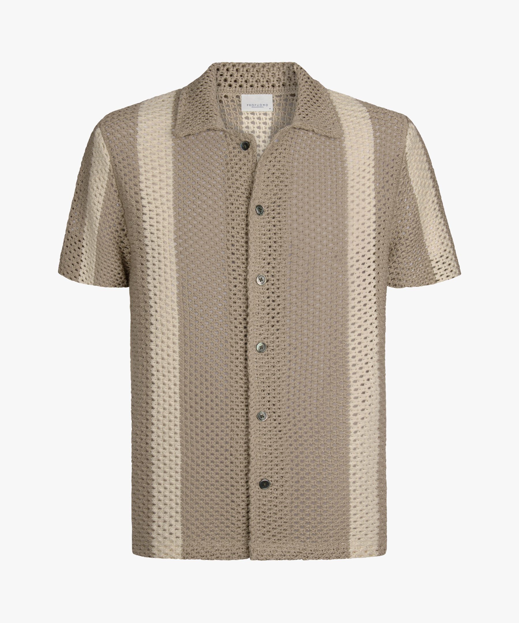 Profuomo Poloshirt POLO SS BUTTON TH BEIGE