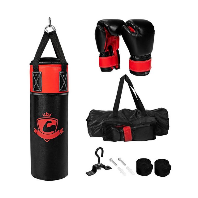 COSTWAY Boxsack »Boxhandschuhen, Set«, mit 8oz Boxhandschuhen & Handschlaufen & Tasche COSTWAY Boxsack »Boxhandschuhen, Set«, mit 8oz Boxhandschuhen & Handschlaufen & Tasche