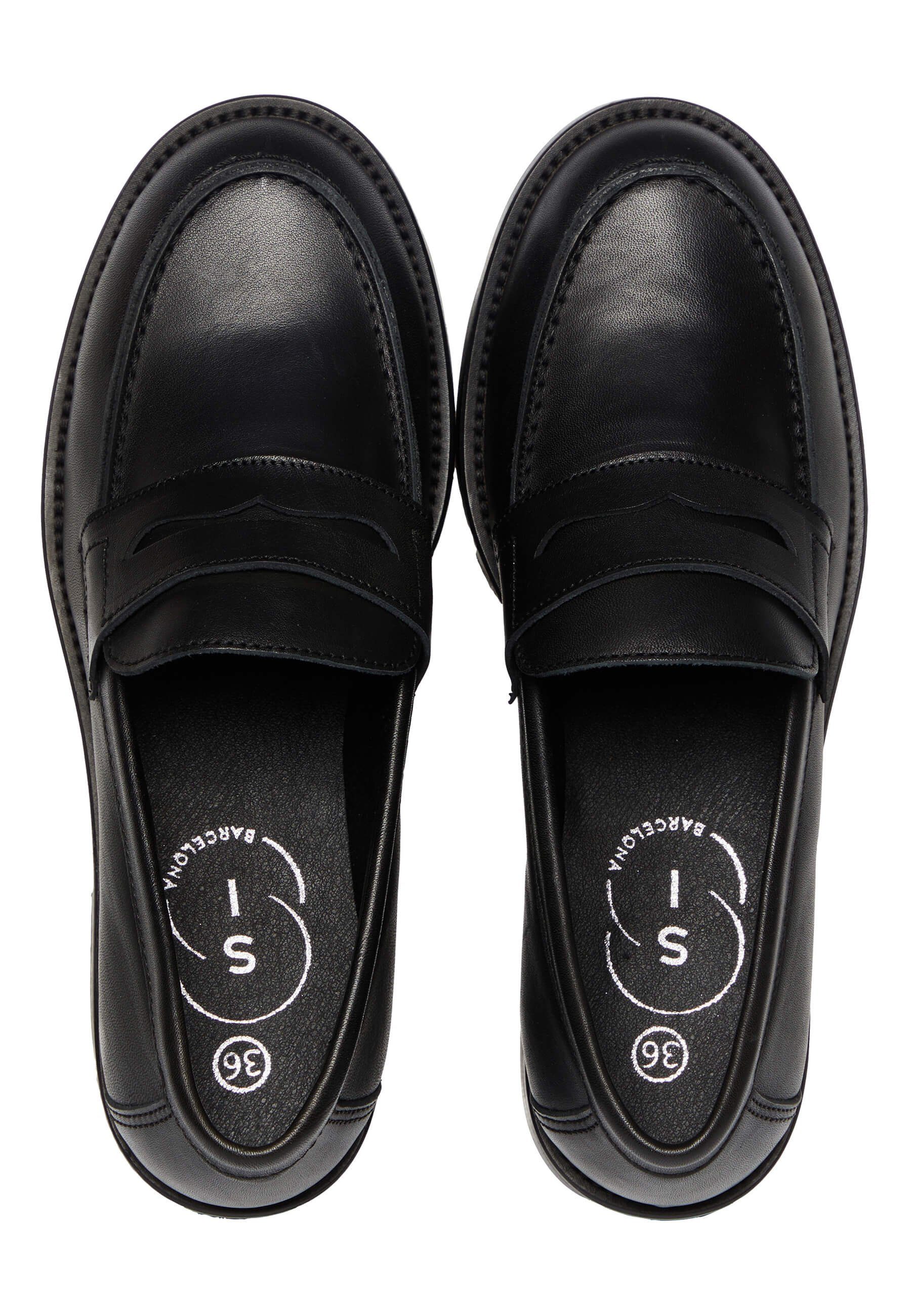 Loafer Design Lederapplikation Sí modernem mit Mit Loafer Barcelona