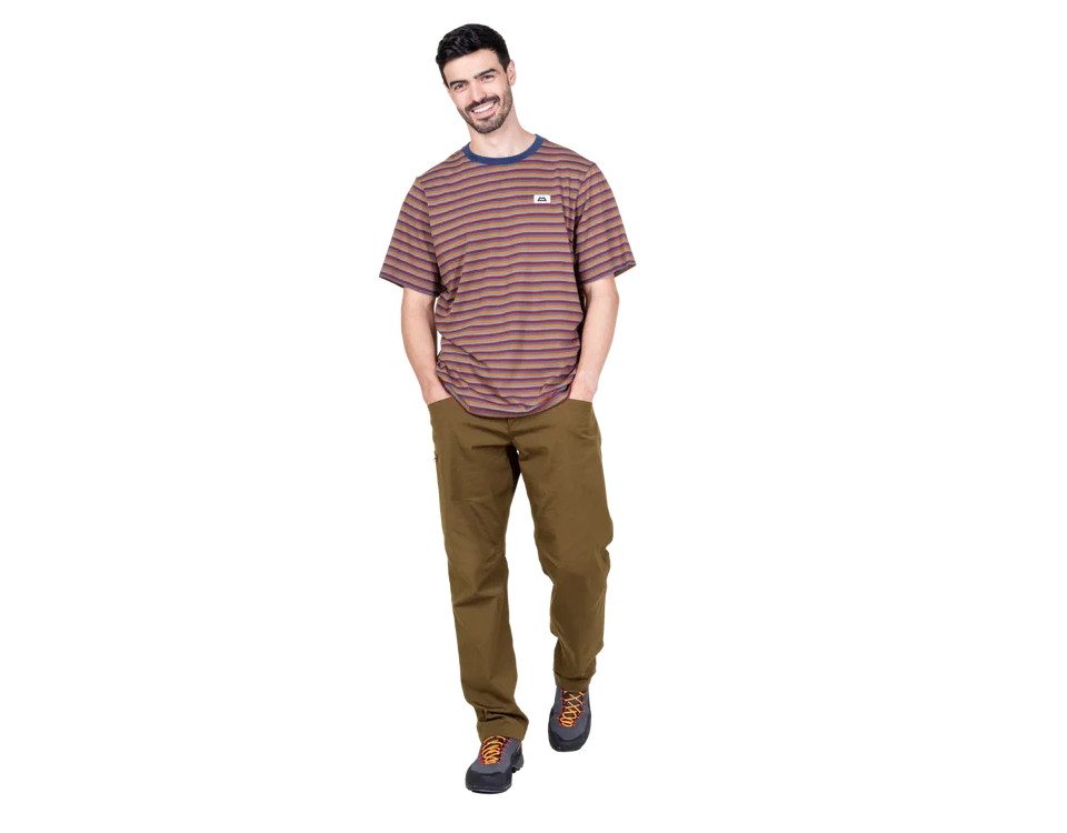 Mountain Equipment Kurzarmshirt Lava Mens Tee Stanage Stripe