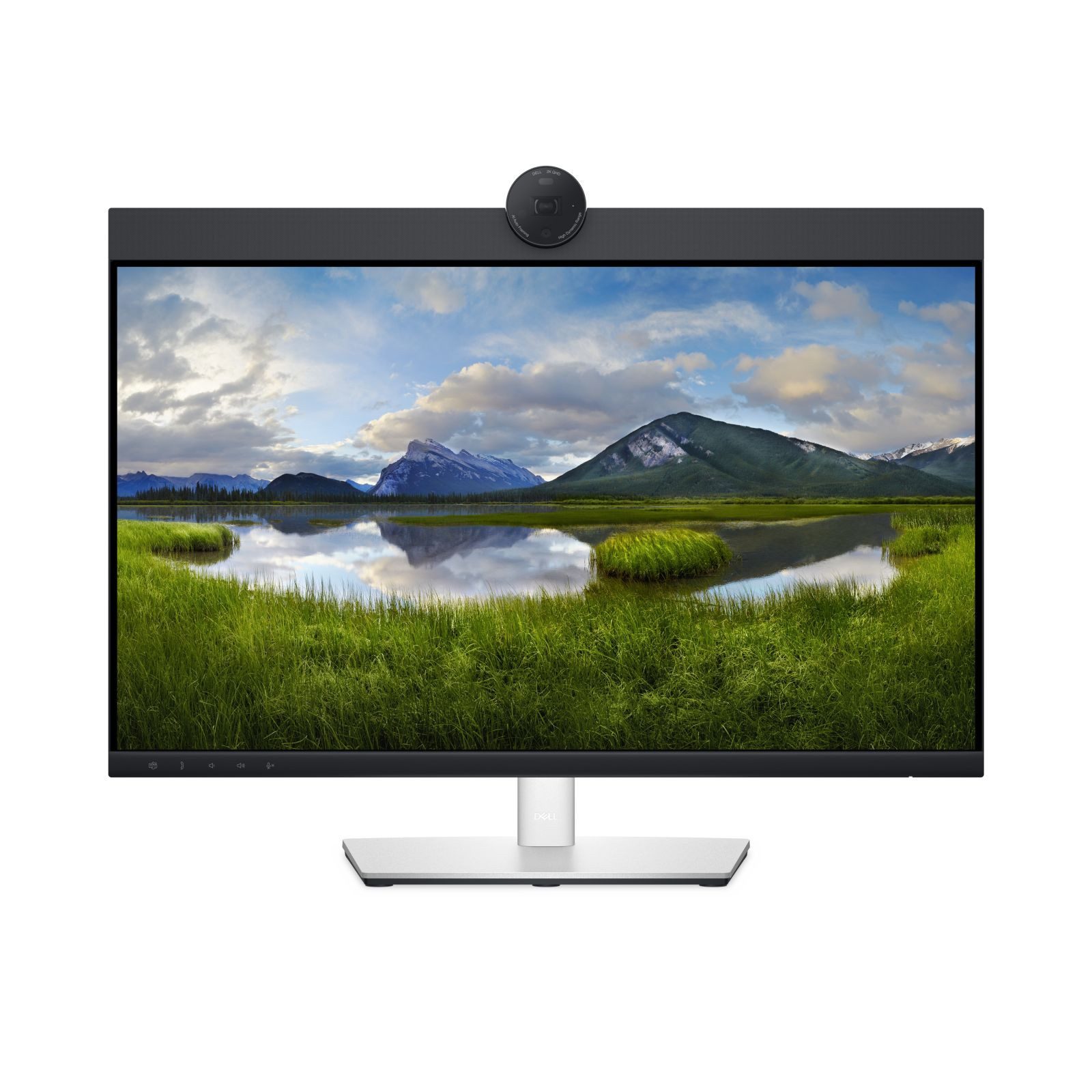 Dell 24 Video Conferencing P2424HEB 60,47cm 23,8Zoll IPS 1920x1080 60Hz TFT-Monitor (1920 x 1080 px, Full HD, 8 ms Reaktionszeit, IPS, Kamera, Lautsprecher, HDCP, Pivot, Höhenverstellbar)