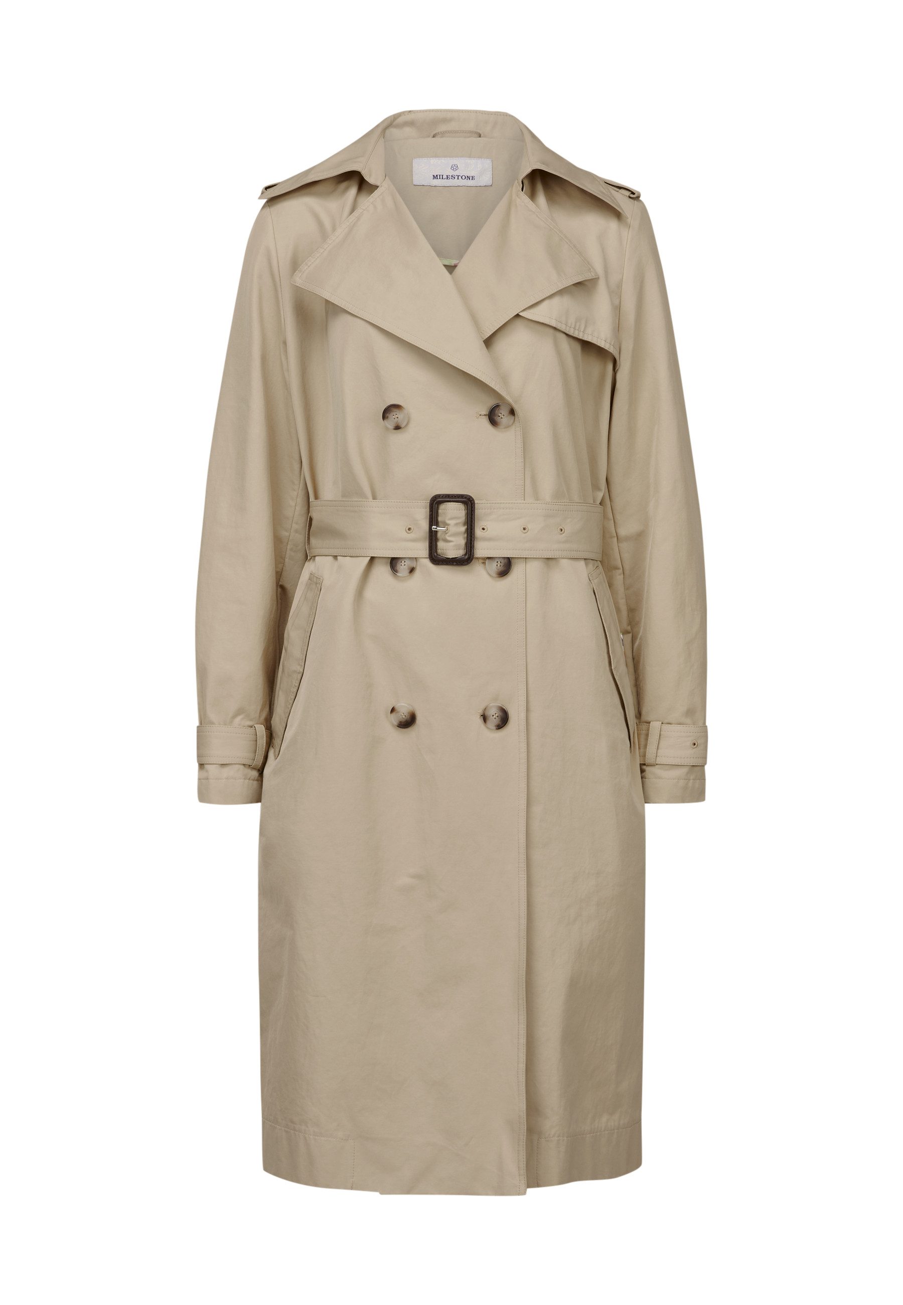 Trenchcoat MSLeticia Damen klassisch Gürtel, Knöpfe