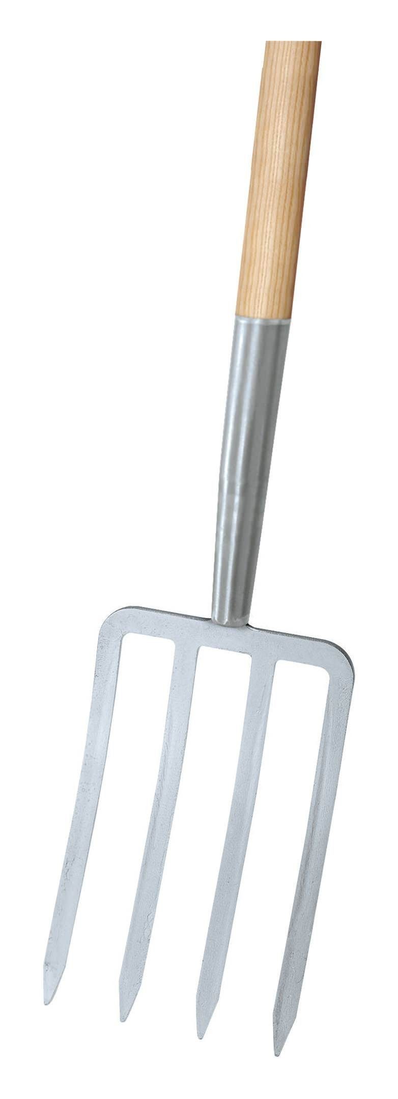 IDEALSPATEN Spatengabel, Silber 4 Zinken T-Stiel günstig online kaufen