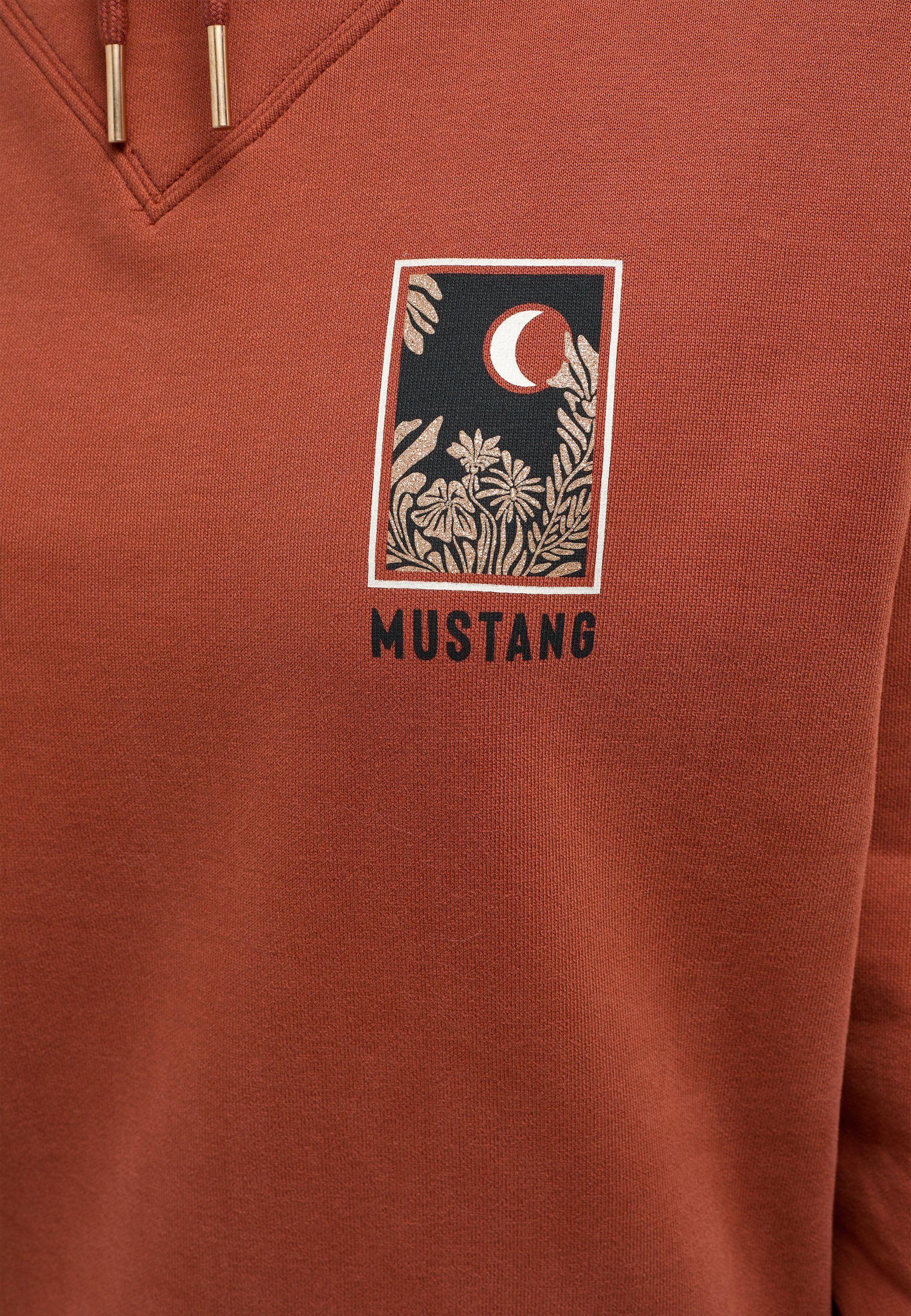 MUSTANG Sweatshirt Sweatshirt Mustang kaminrot