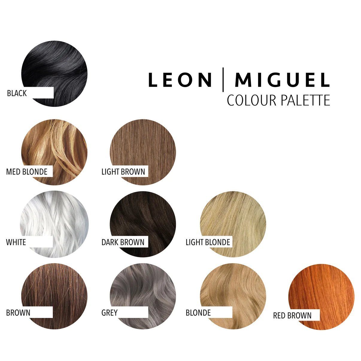 Leon Miguel Haarpuder Hairfiber Streuhaar, perfekter Halt, für Männer & Frauen, lange Haltbarkeit