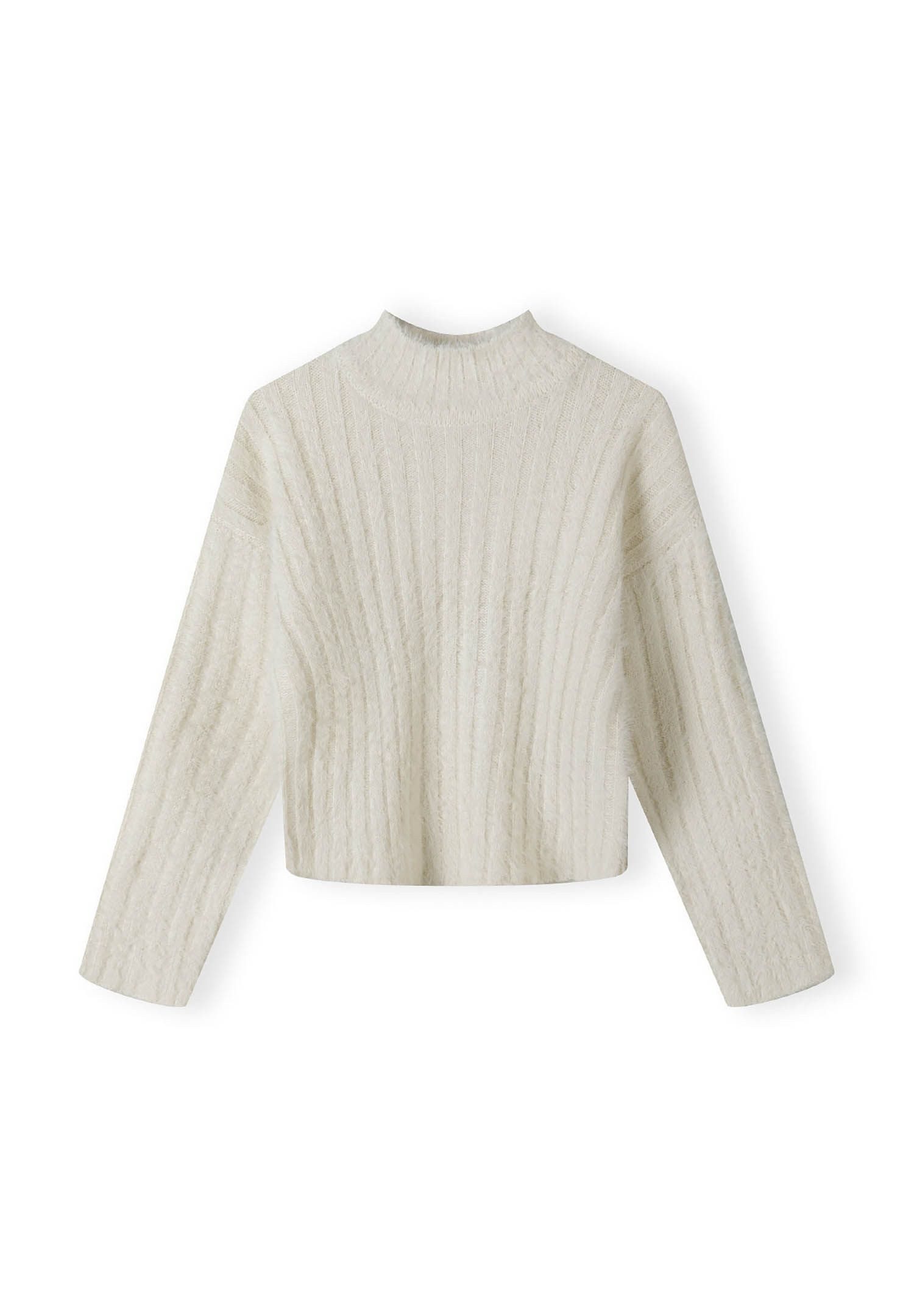 MINOTI Strickpullover Flauschiger Pullover mit Rundhalsausschnitt günstig online kaufen