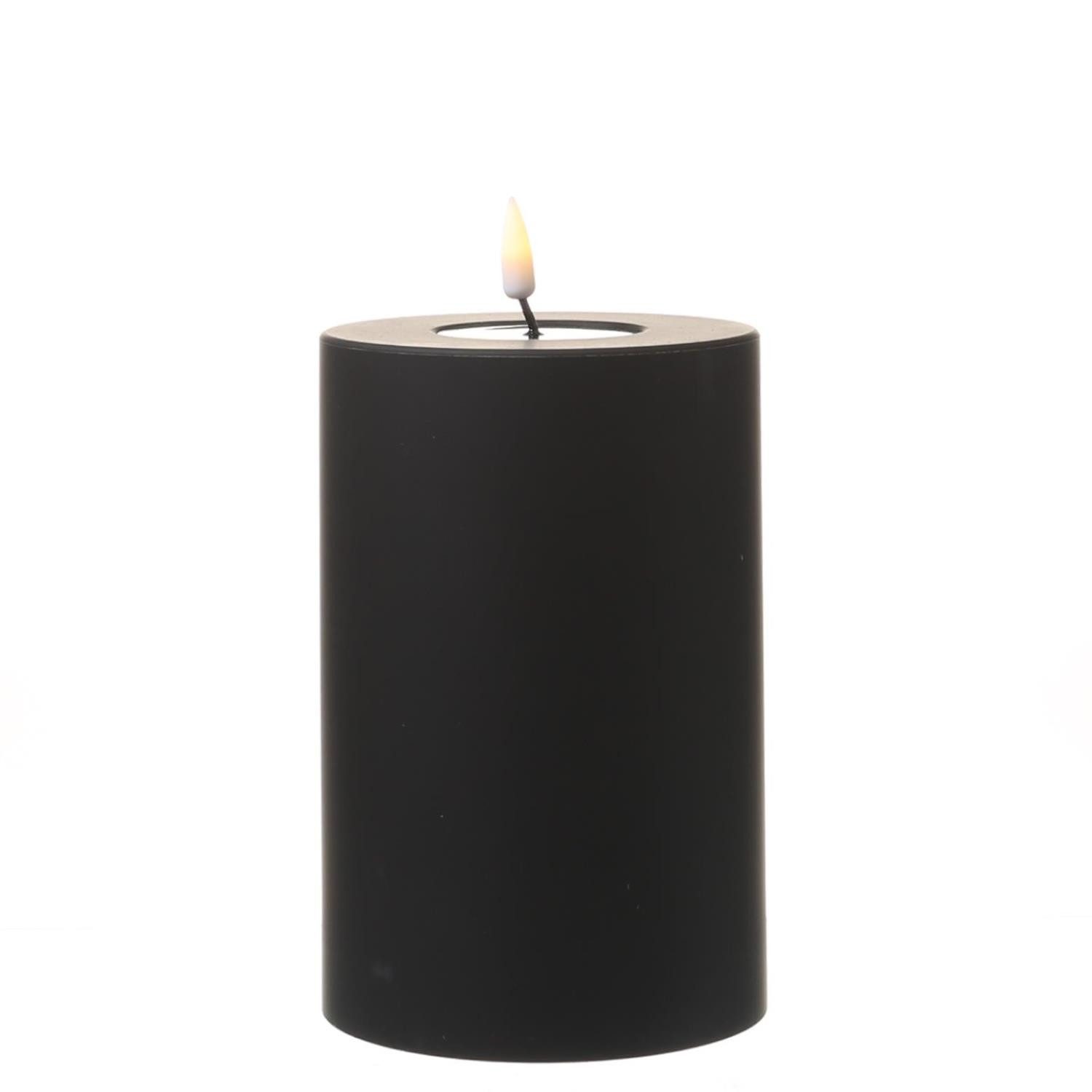 Deluxe Homeart LED-Kerze MIA für Außen 3D Flamme flackernd H: 15cm D: 10cm günstig online kaufen