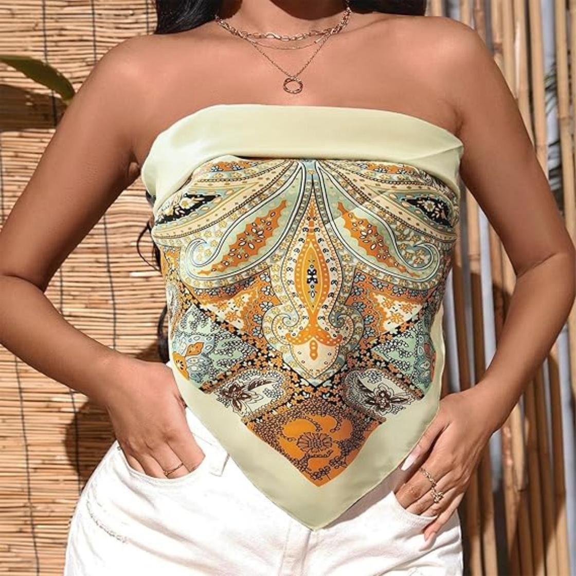 Coonoor Halstuch 90x90cm Kopftuch Bandanas Haartuch für Damen günstig online kaufen