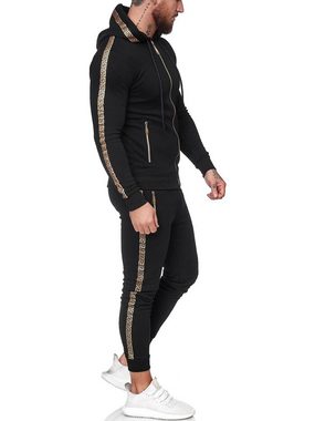 OneRedox Jogginganzug JG-1424 (Sportanzug Jogger Trainingsanzug), Fitness Freizeit Casual