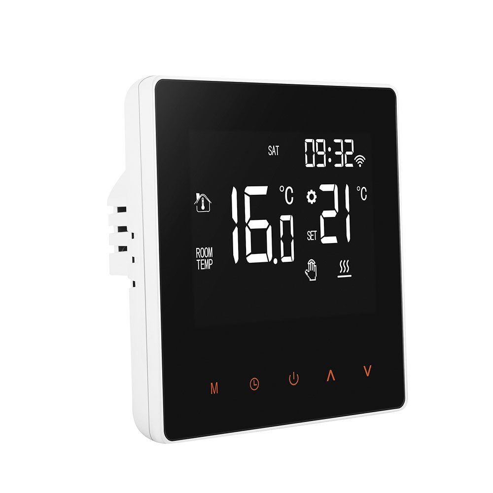 CONENTOOL Raumthermostat LCD Display Touchscreen Digital Thermostat 16A, max. 230 V, Home Smart Temperaturregler, Wifi, Programmierbare