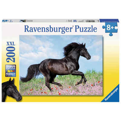 Ravensburger Puzzle Schwarzer Hengst, 200 Puzzleteile