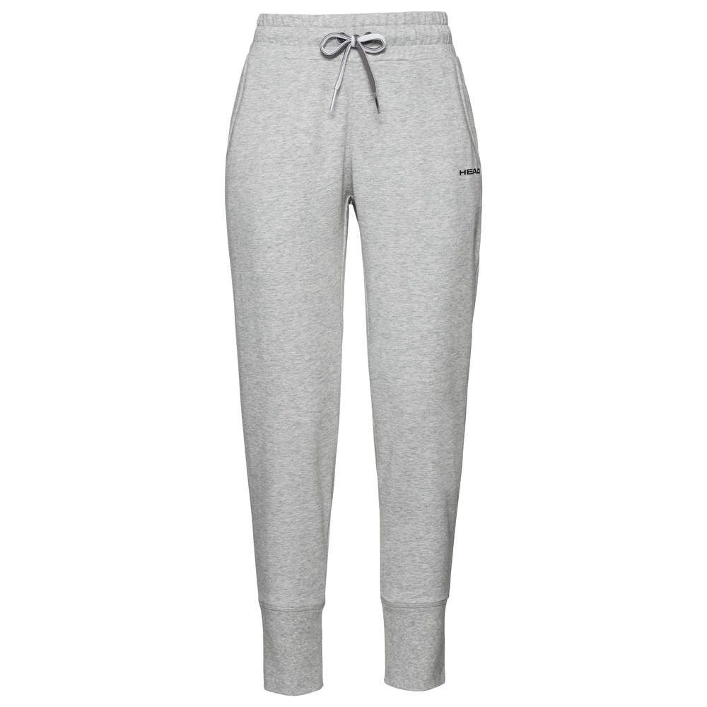Head Sporthose Tennishose Pant Club Rosie lang graumeliert/schwarz Damen