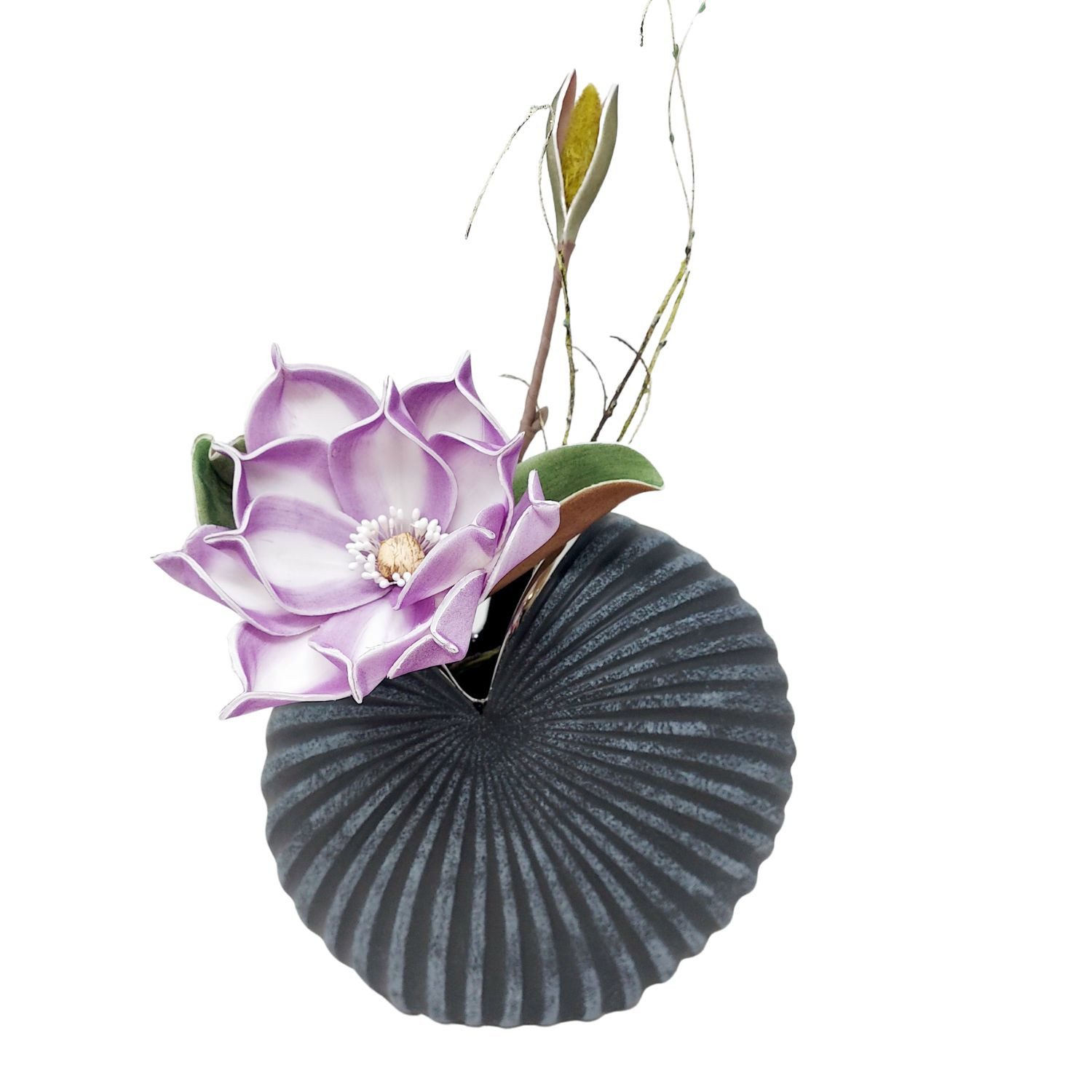 formano Dekovase Anthrazit, Farbe: Grau, Höhe: 22cm