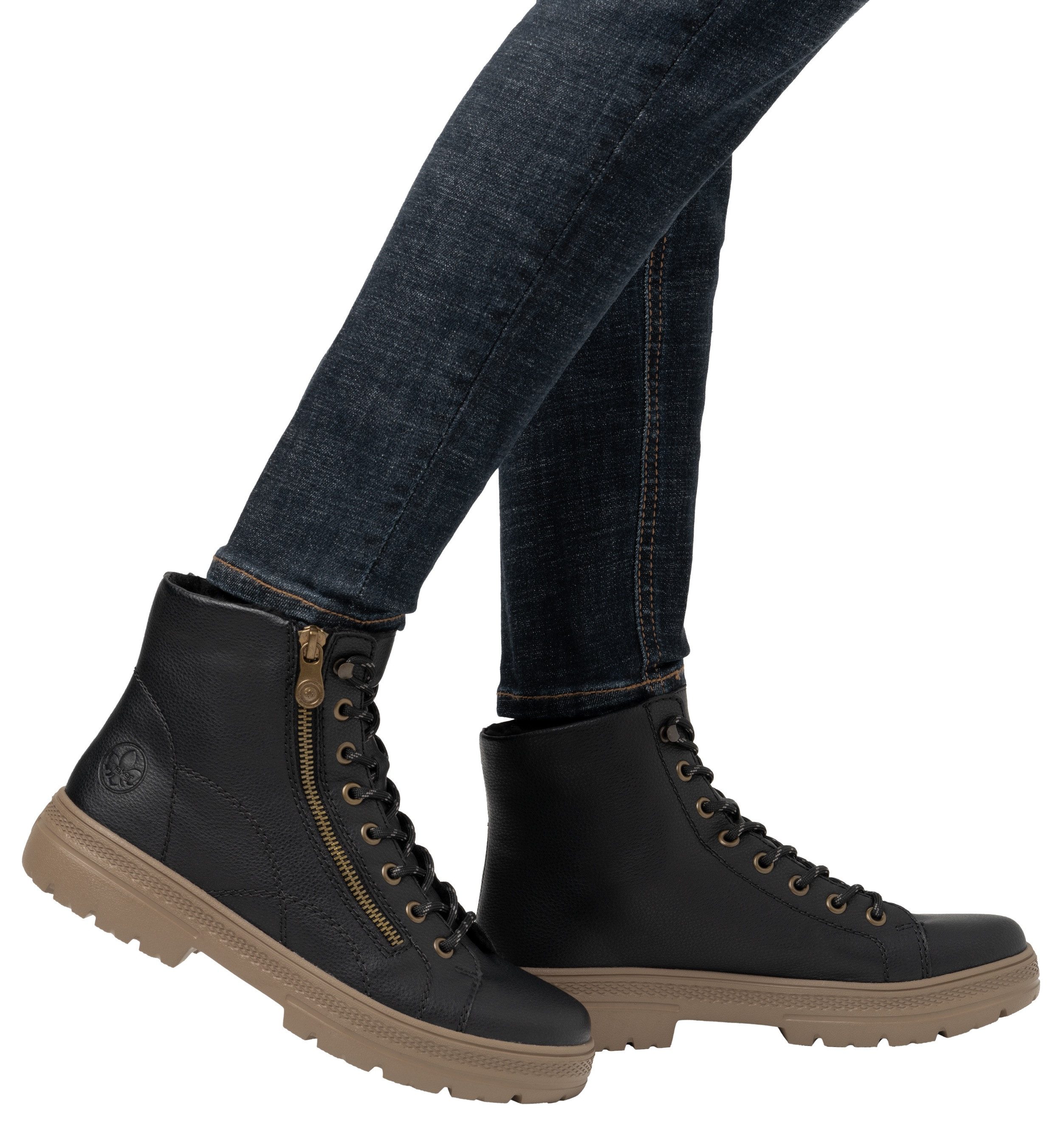 Rieker Winterboots, Schnürboots, Stiefelette, mit Reißverschluss günstig online kaufen