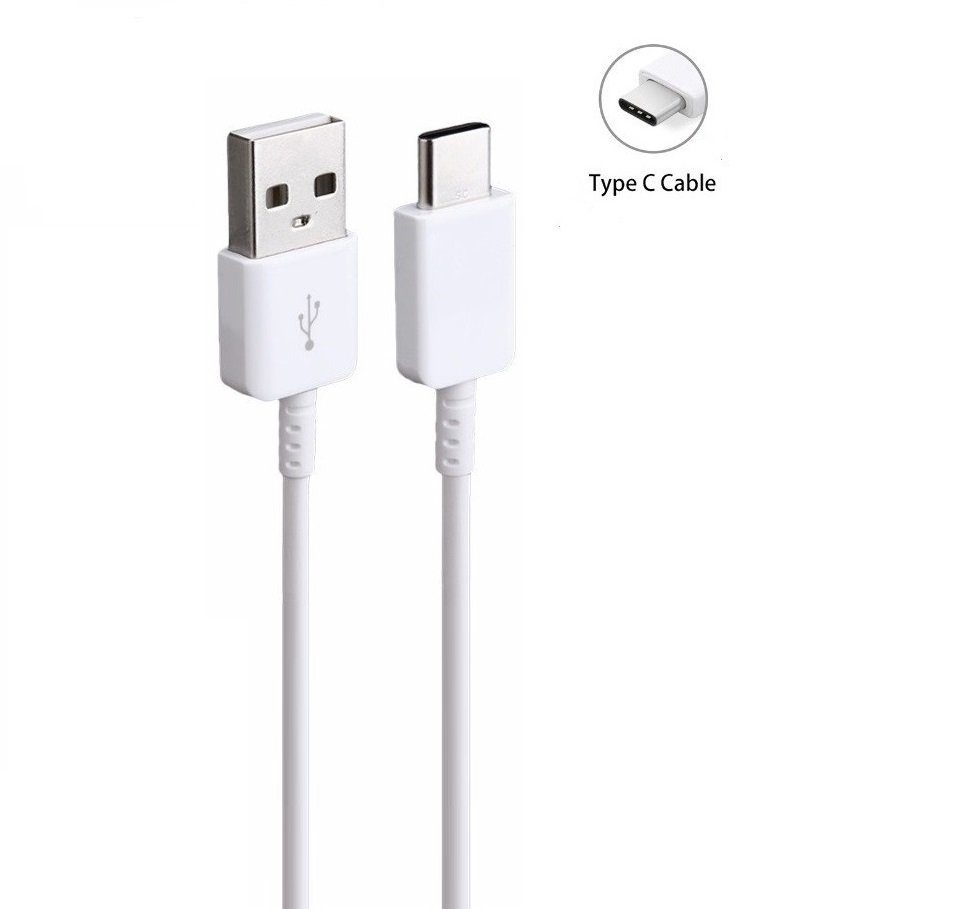 Ventarent Ladekabel passt für Samsung Galaxy S23 S22 S21 Plus Ultra Huawei Pro Autoladekabel, USB-C, USB-A (120 cm), Schnellladekabel