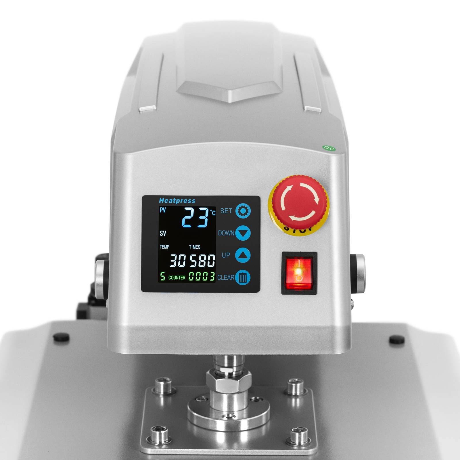 MSW Bügelsystem Doppelte Transferpresse 40x50 cm Hitzepresse T-Shirt Keramik Mauspads, 2100 W