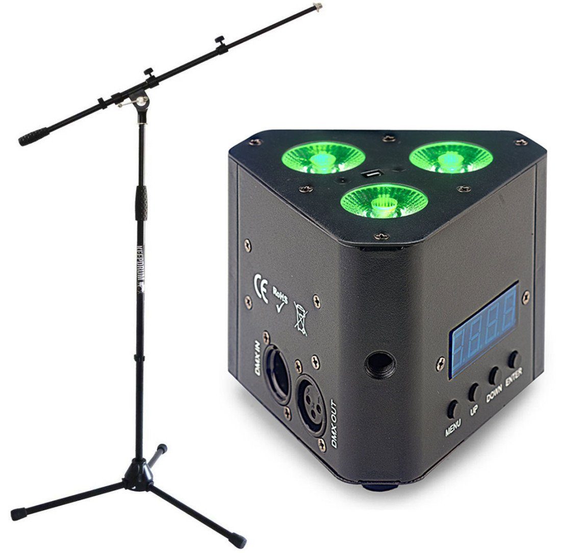 Discolicht Stagg SLI-TRUSS34-2 LED Scheinwerfer Spot mit Stativ