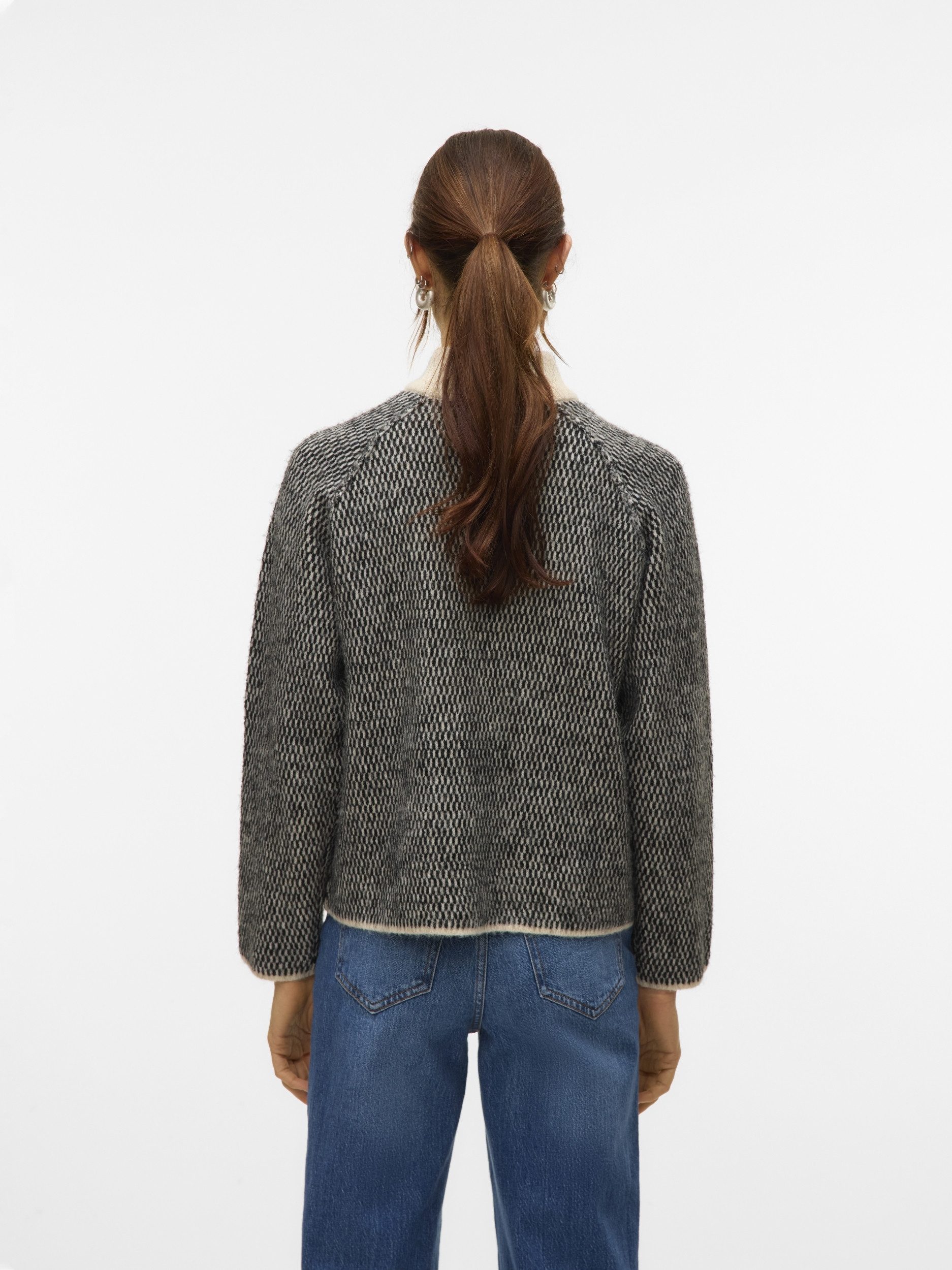 Vero Moda Strickpullover VMFELIZE LS HIGH NECK PULLOVER BOO