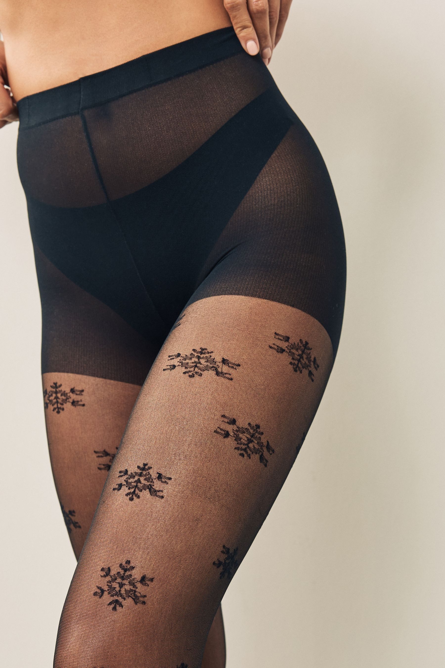 Next Strumpfhose Strumpfhose mit weihnachtlichem Motiv, 1er Pack (1 St)