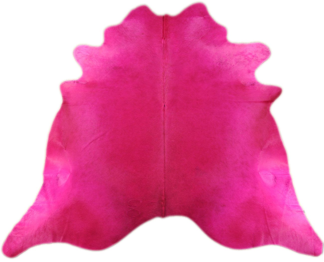 KUHFELL online & NOMAD Fellteppich Premium Kuhfell Teppich Pink – Echtes Kuhfell 180 x 200 cm, Luxus Fell