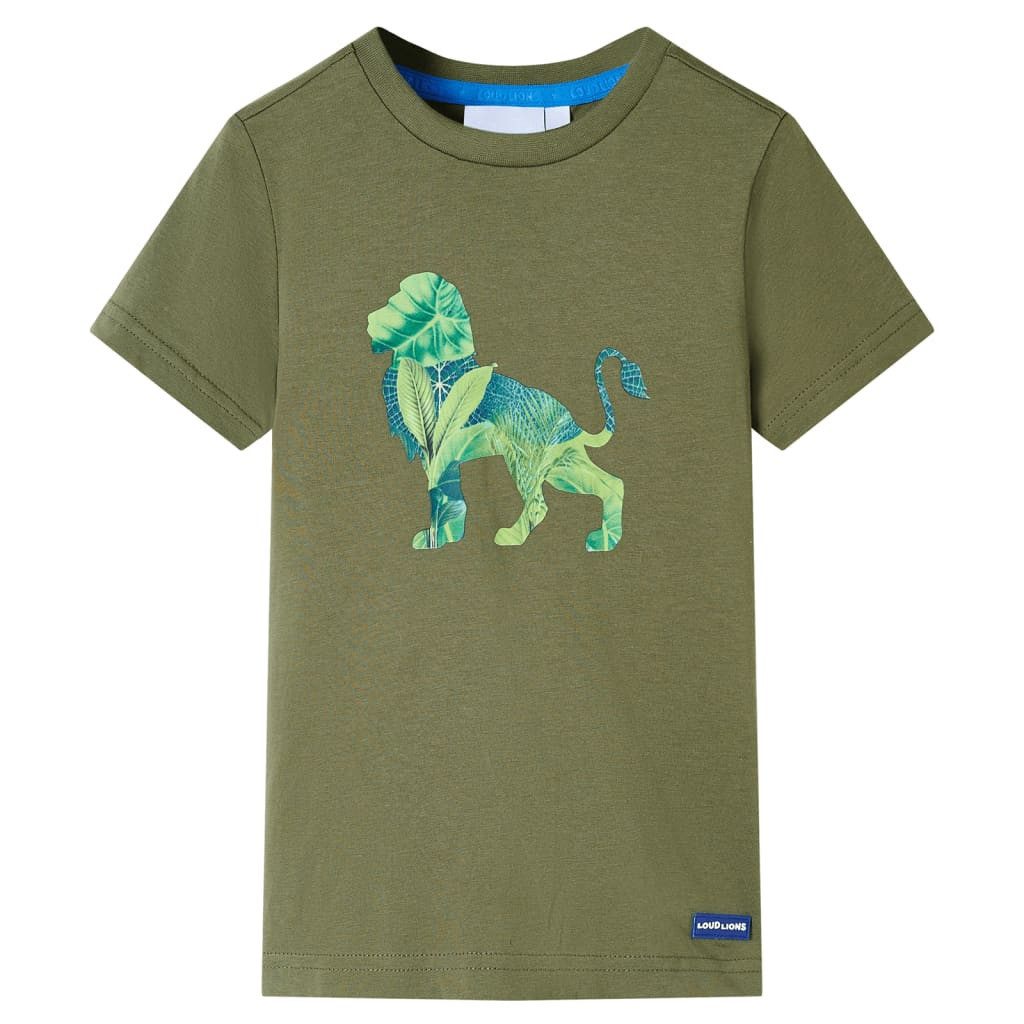 T-Shirt Kinder-T-Shirt Khaki 104