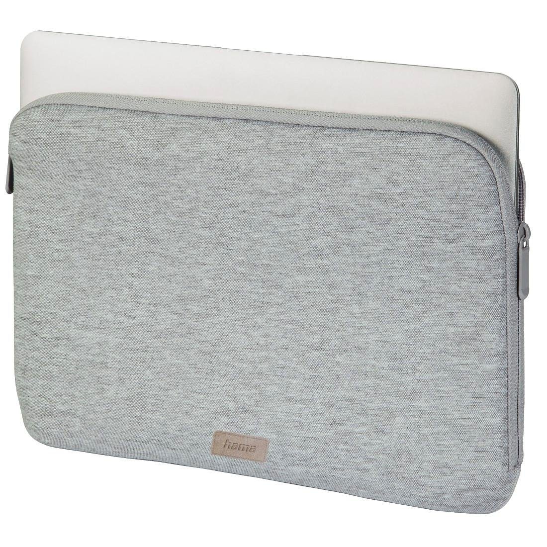 Sleeve Notebook 36 Laptop-Sleeve bis hellgrau Laptoptasche (14,1), cm Hama "Jersey",