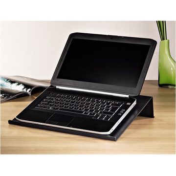 Hama Standfuß Notebook-Stand in Carbonoptik - Notebookständer - schwarz