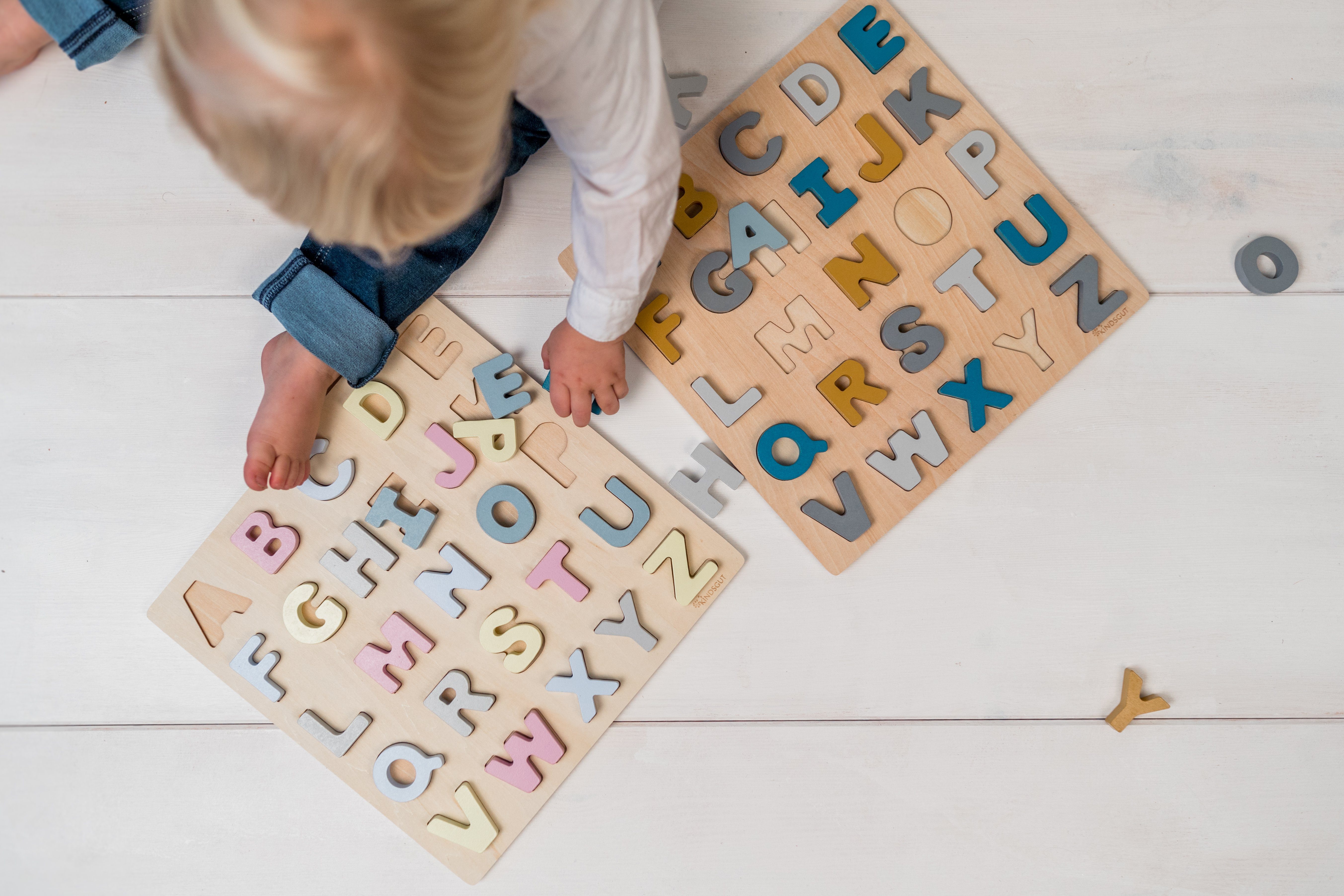 zur der Motorik ABC-Puzzle, Hanna Puzzleteile, Holzpuzzle KINDSGUT Förderung Puzzle 26