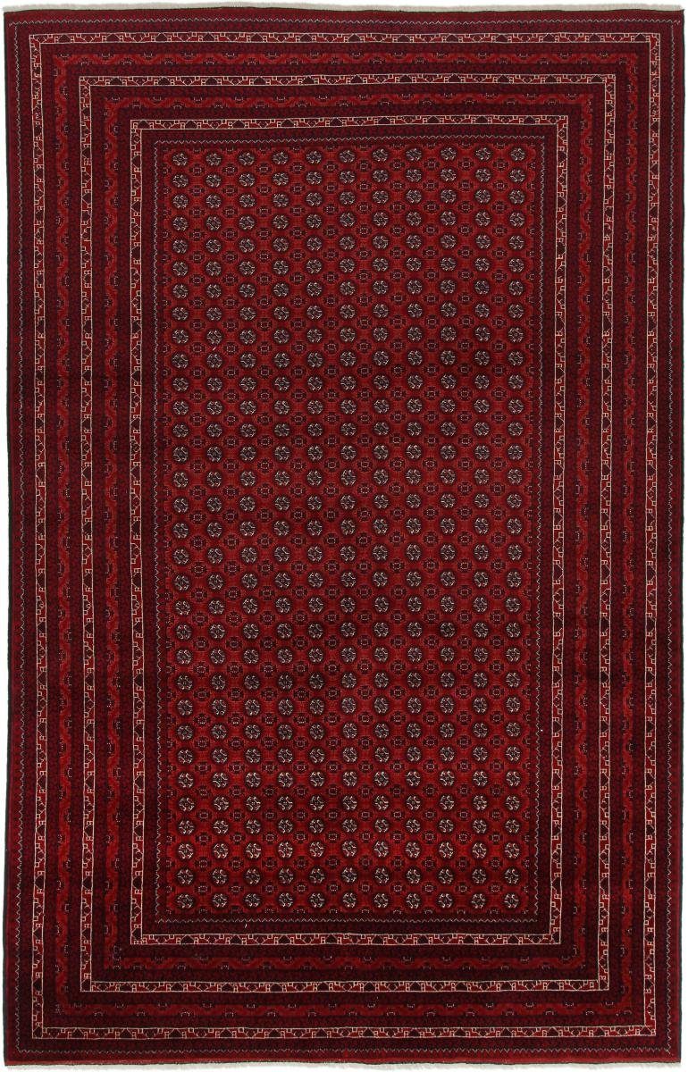 Orientteppich Afghan Mauri 195x304 Handgeknüpfter Orientteppich, Nain Trading, rechteckig, Höhe: 6 mm