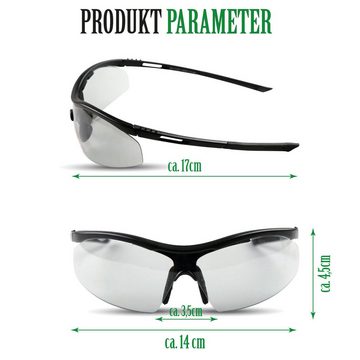 Bestlivings Sportbrille 06498 - Sportsonnenbrille, (Packung, 1-St), selbstönende Fahrradbrille - sonnenschutz Skibrille, UV-Schutzbrille