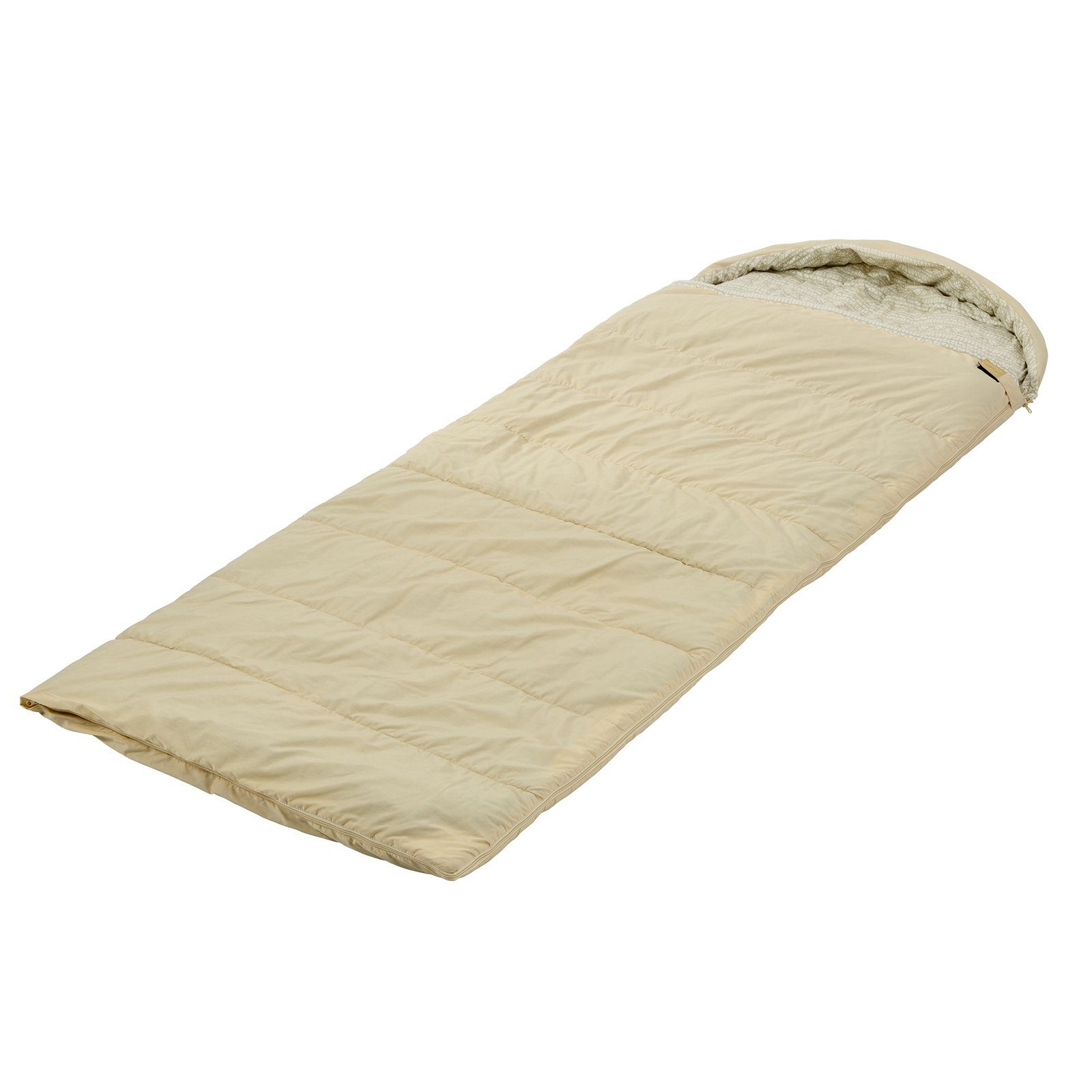ProGression Biwaksack, Deckenschlafsack, Outdoor Schlafsack für Camping und  Zelten, 90 cm breit, Baumwolle Bossa Nova/Lamb's Wool