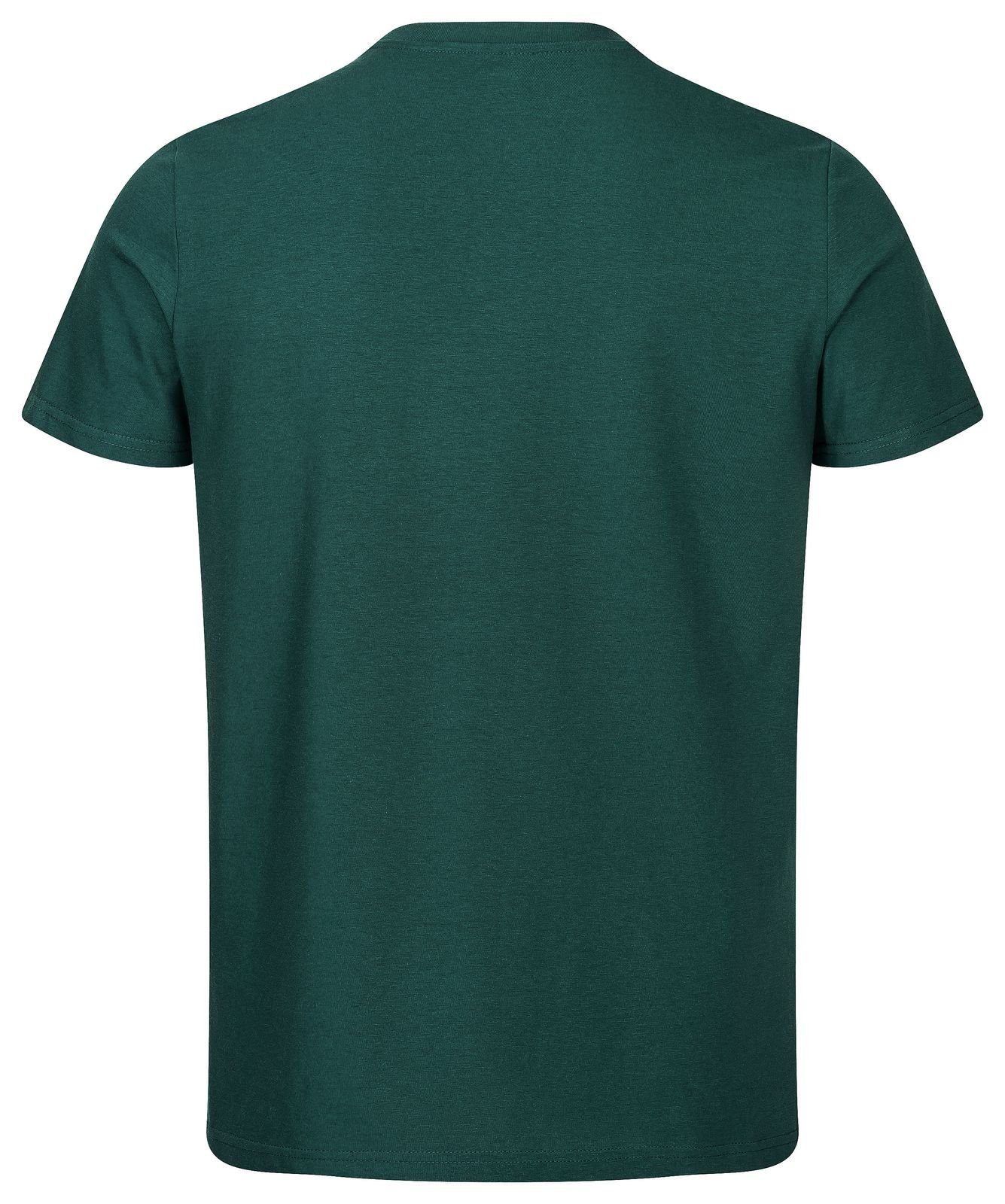 Gradnetz T-Shirt basic nachhaltig dunkelgrün 100% unisex fair leather & Biobaumwolle