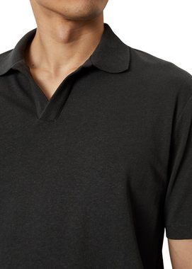 Marc O'Polo Poloshirt aus Bio-Baumwolle und Leinen