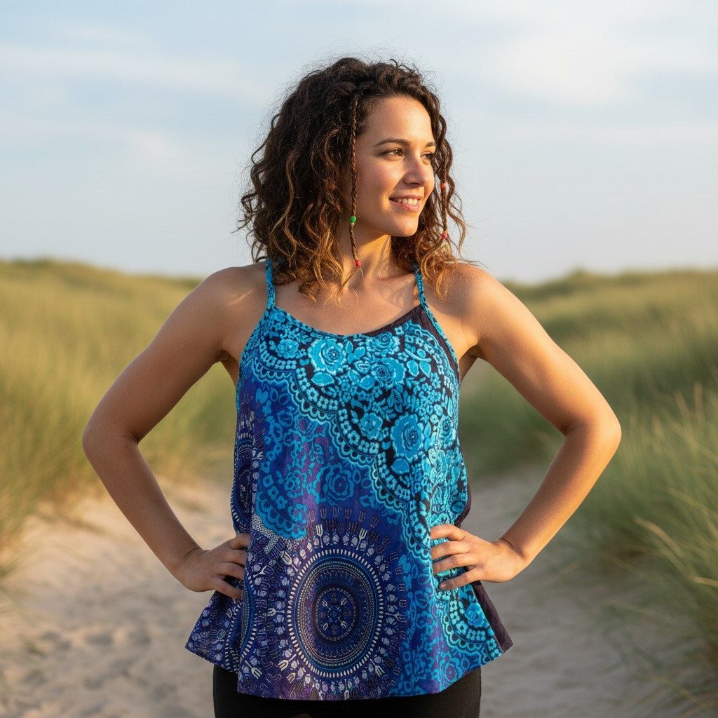 Guru-Shop T-Shirt Boho Trägertop, Sommertop, Damentop, Strandtop.. Festival günstig online kaufen