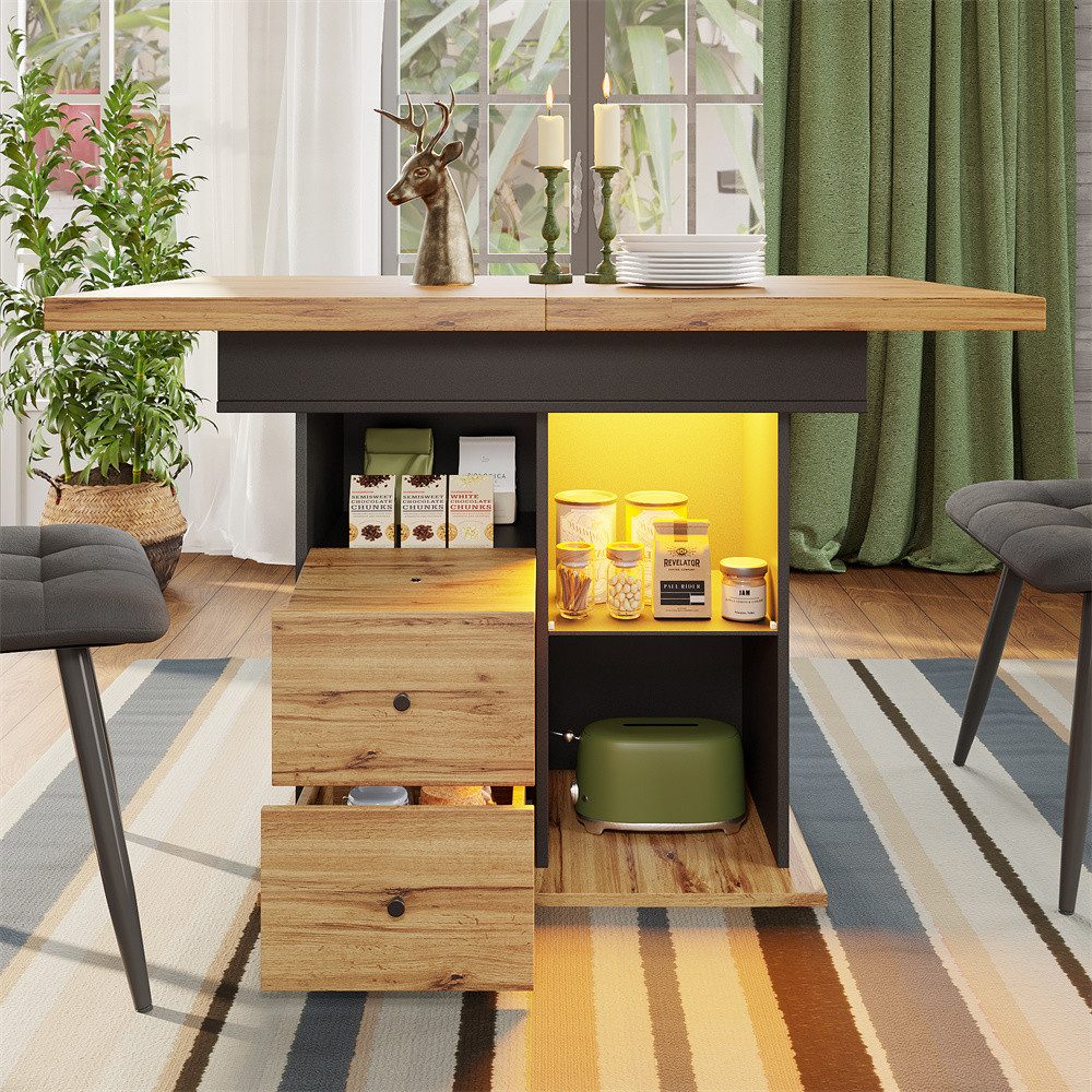 REDOM Esstisch klappbarer Küchentisch (Teleskoptisch mit günstig online kaufen