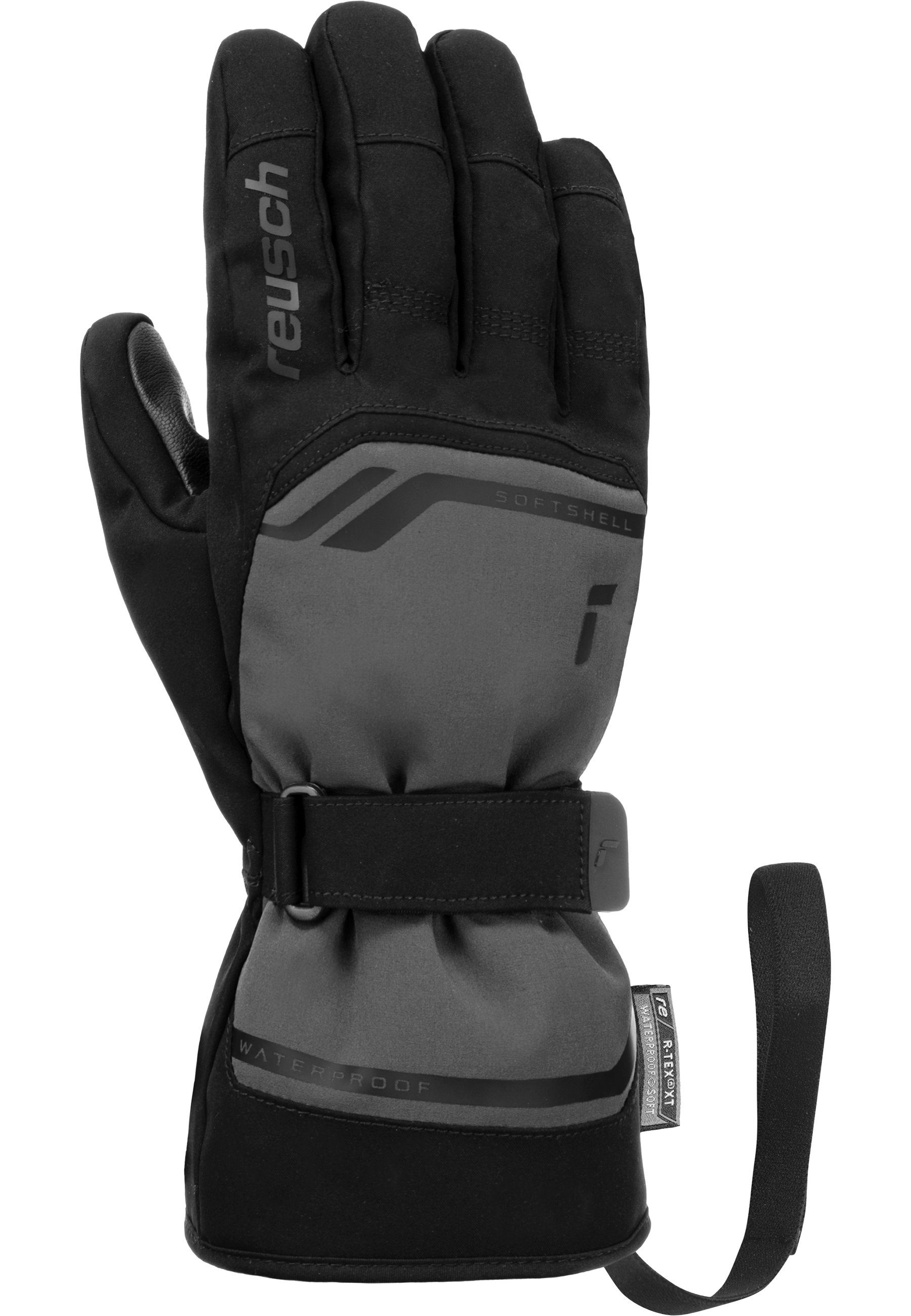 Reusch Skihandschuhe Primus R-TEX® und atmungsaktiv sehr XT warm, grau-schwarz wasserdicht