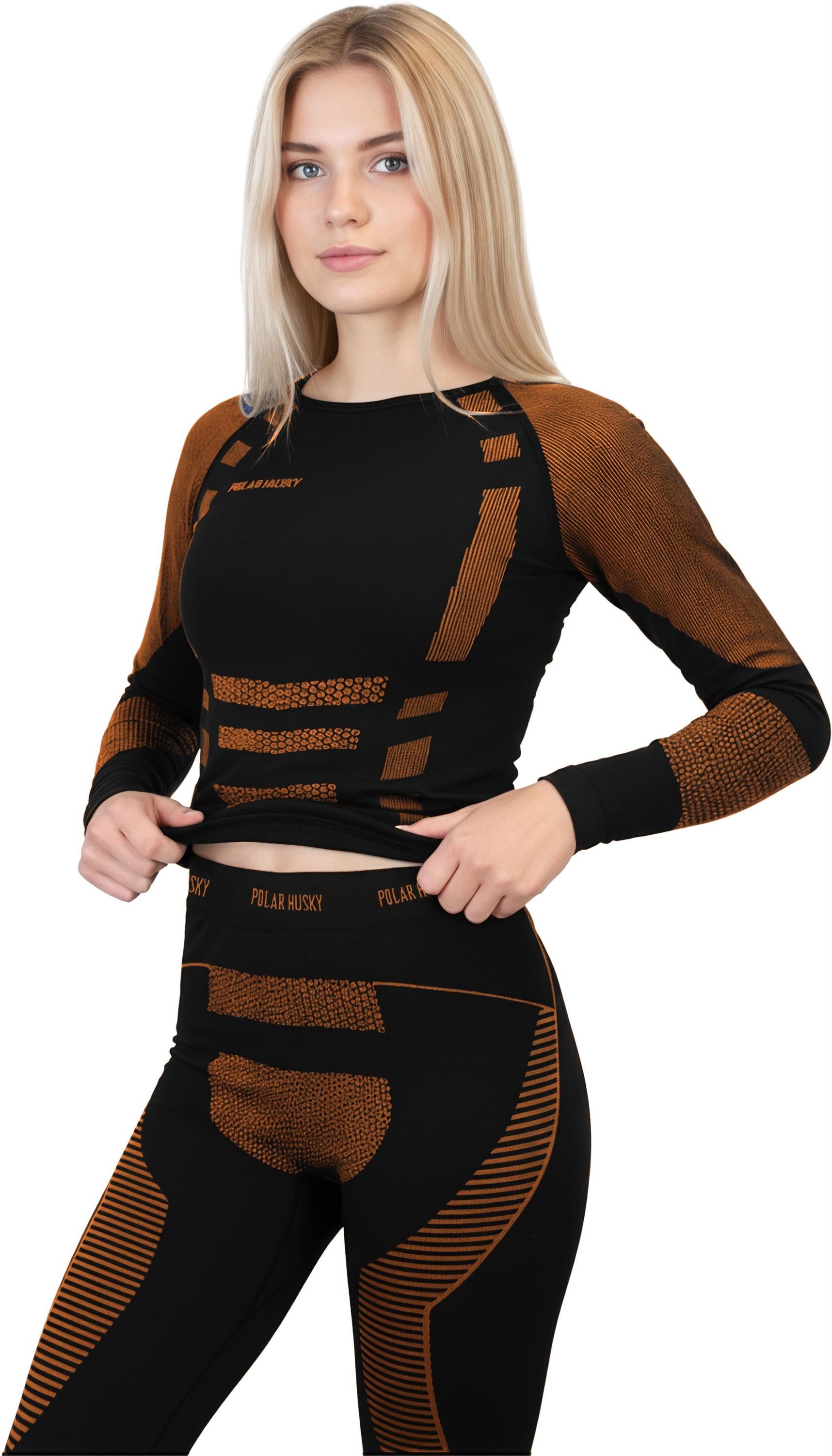 normani Sportanzug Damen Sport-Funktionsunterwäsche Set Hemd + Hose, Damen Skiunterwäsche Funktionsunterwäsche